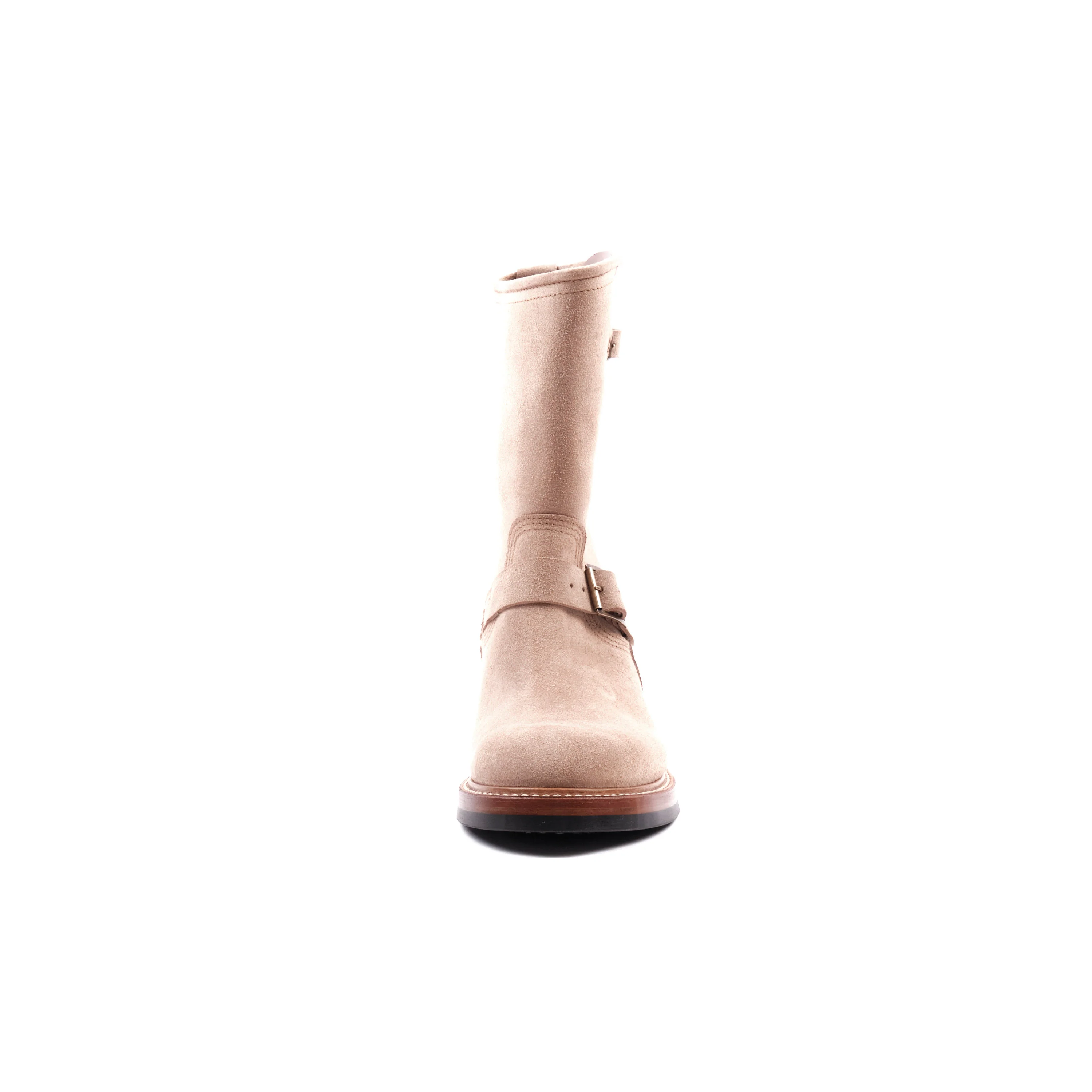 John Lofgren Wabash Engineer Boots - Horween Natural Roughout - Image 8