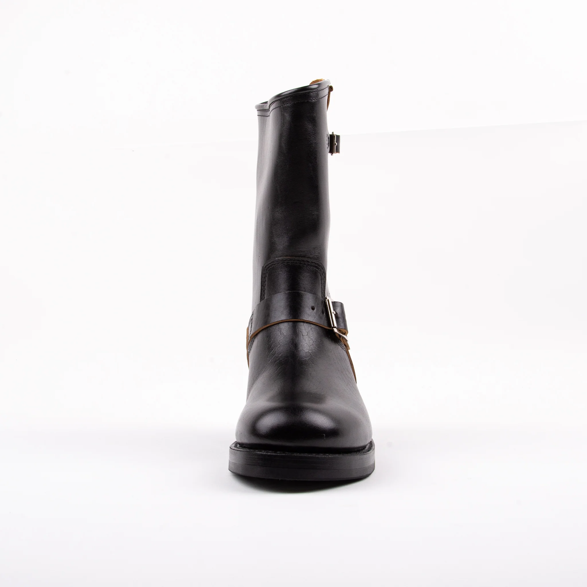 John Lofgren Wabash Engineer Boots Shinki Hikaku Horsebutt Black - Image 4