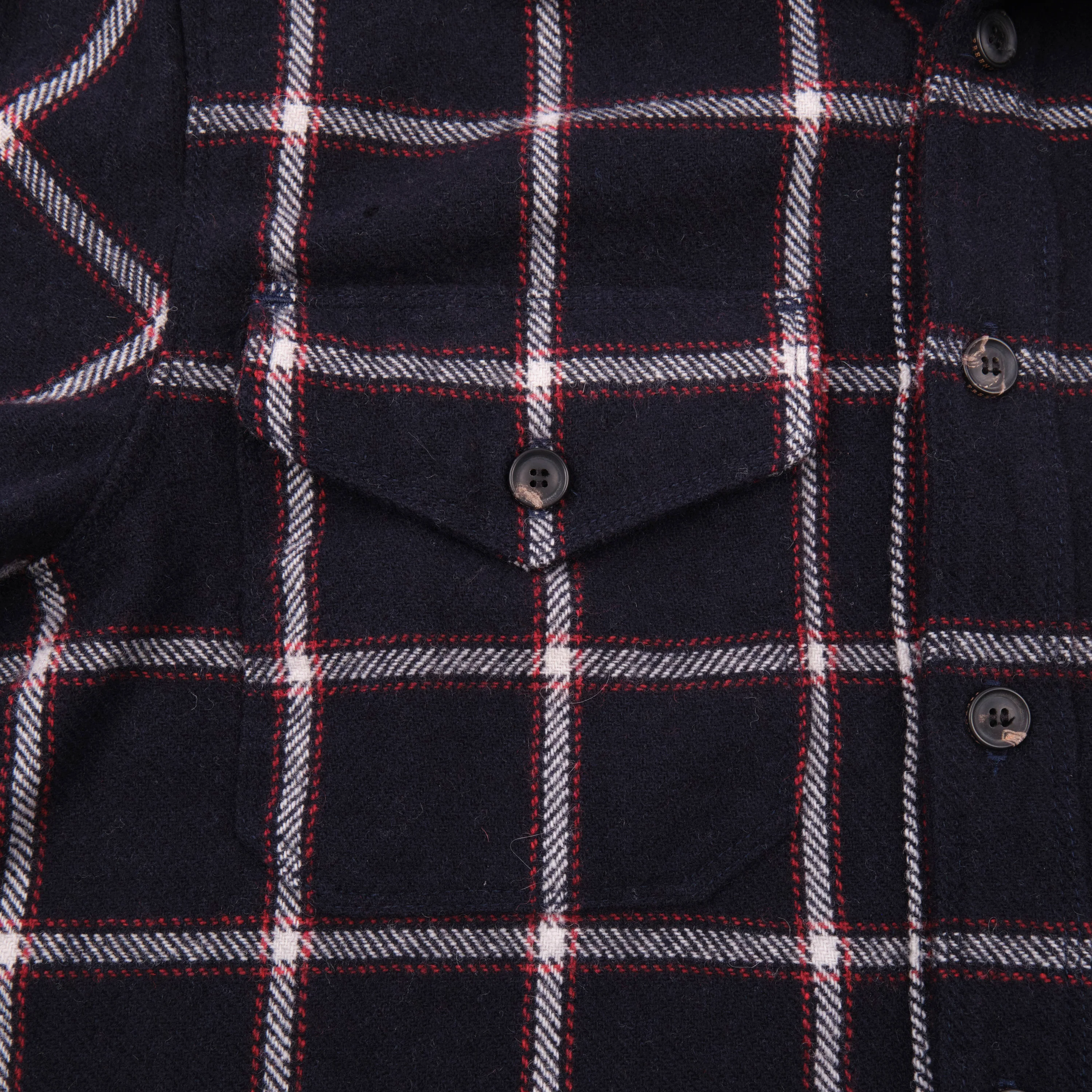 Kamas Navy Wool Plaid - Image 4