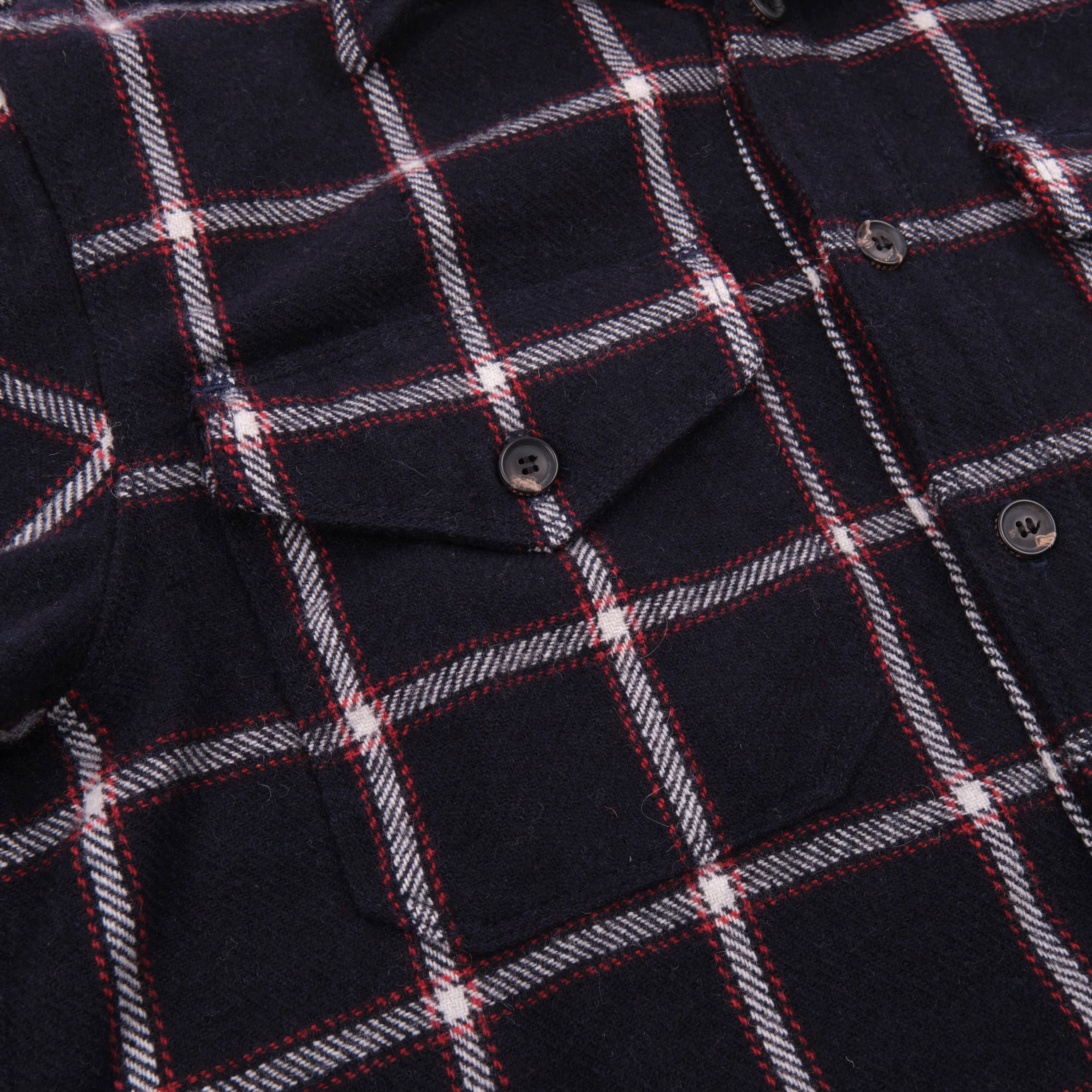 Kamas Navy Wool Plaid - Image 5