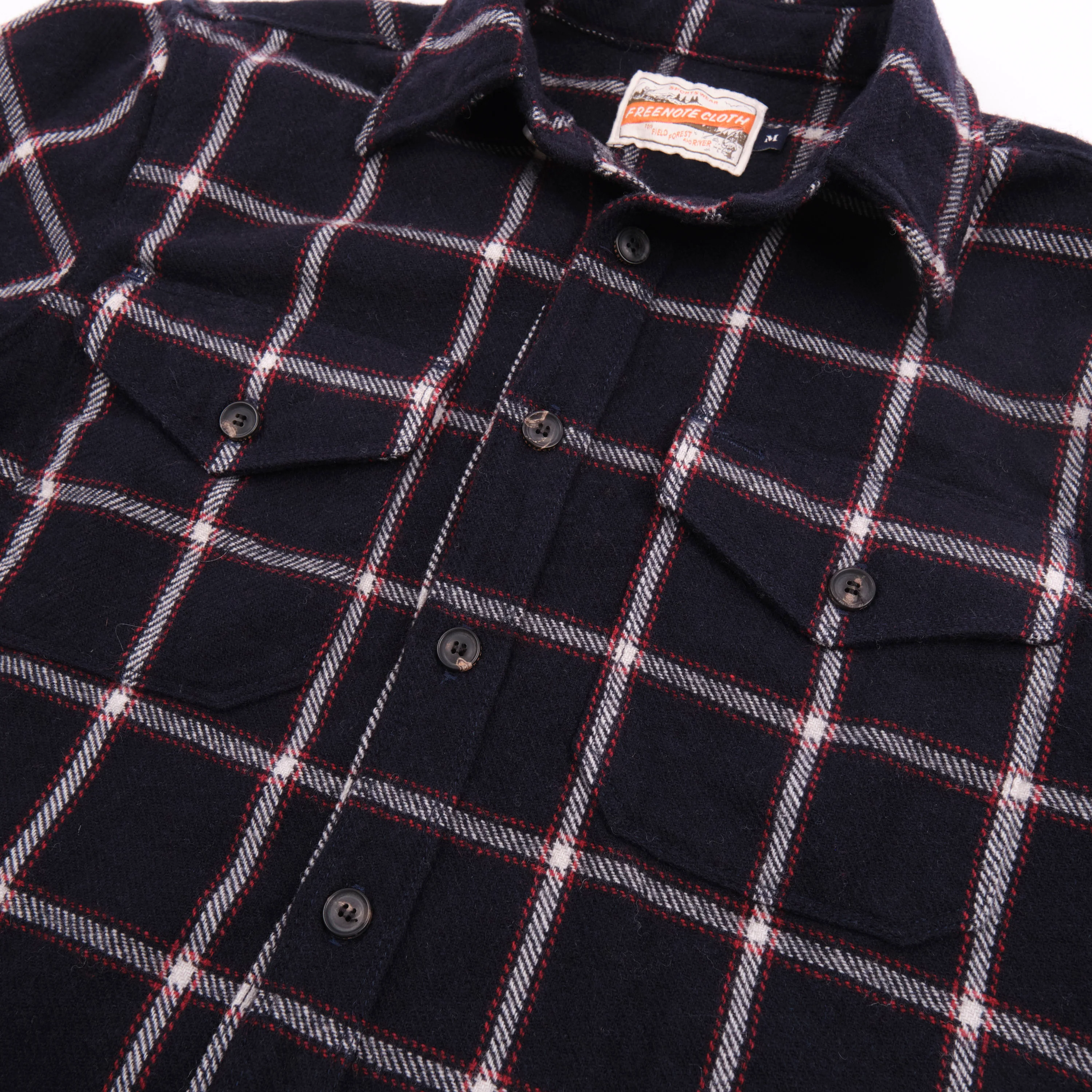 Kamas Navy Wool Plaid - Image 6