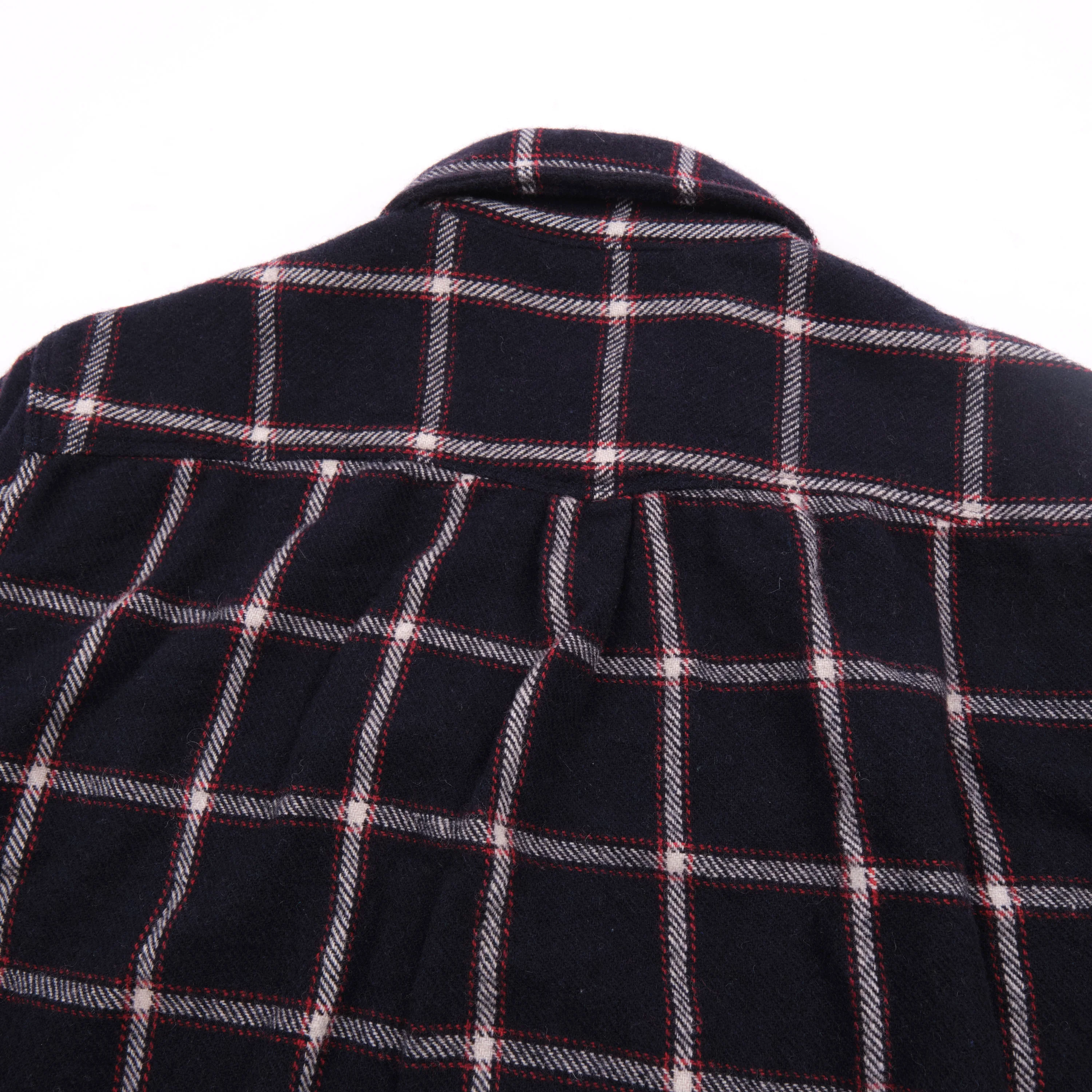 Kamas Navy Wool Plaid - Image 8
