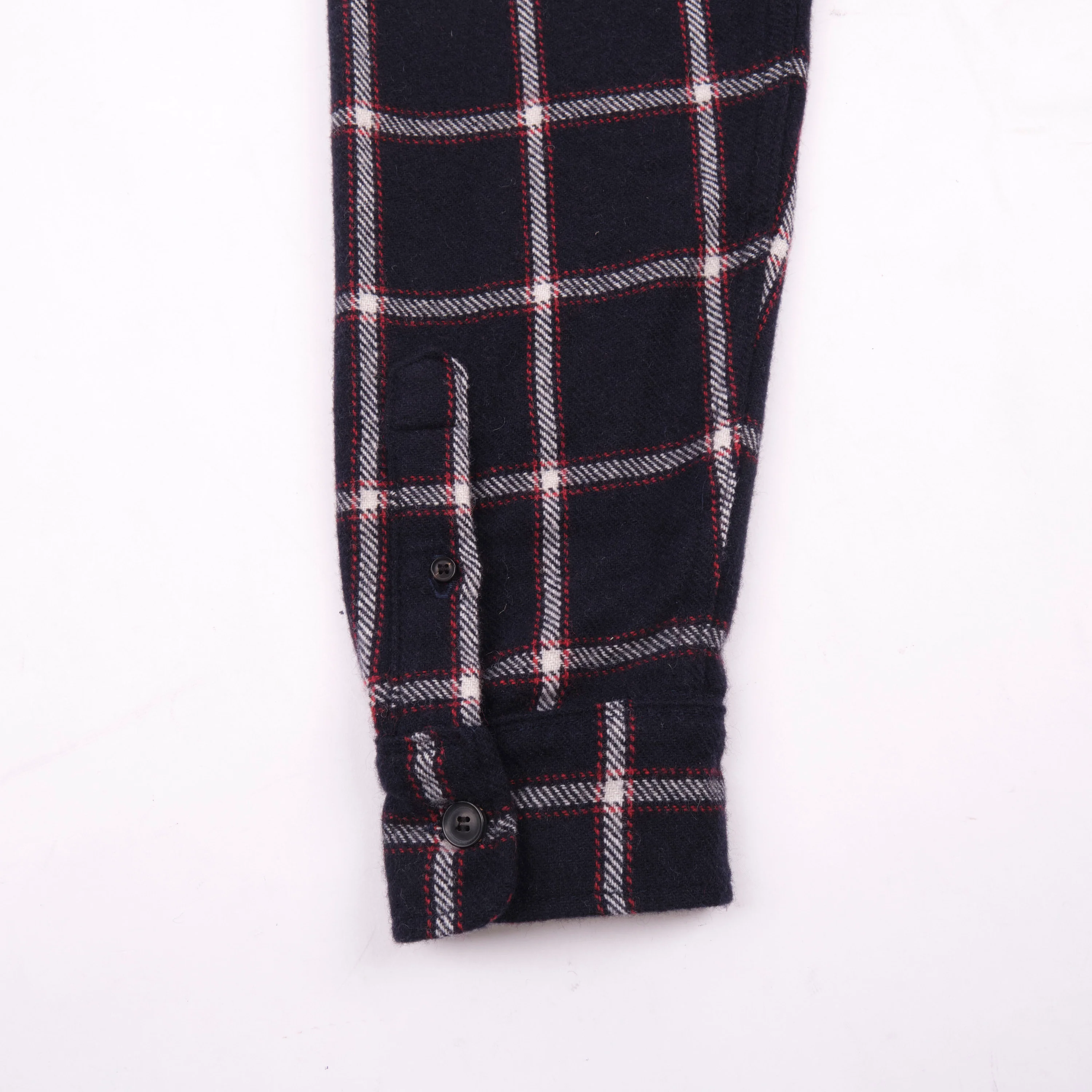 Kamas Navy Wool Plaid - Image 9
