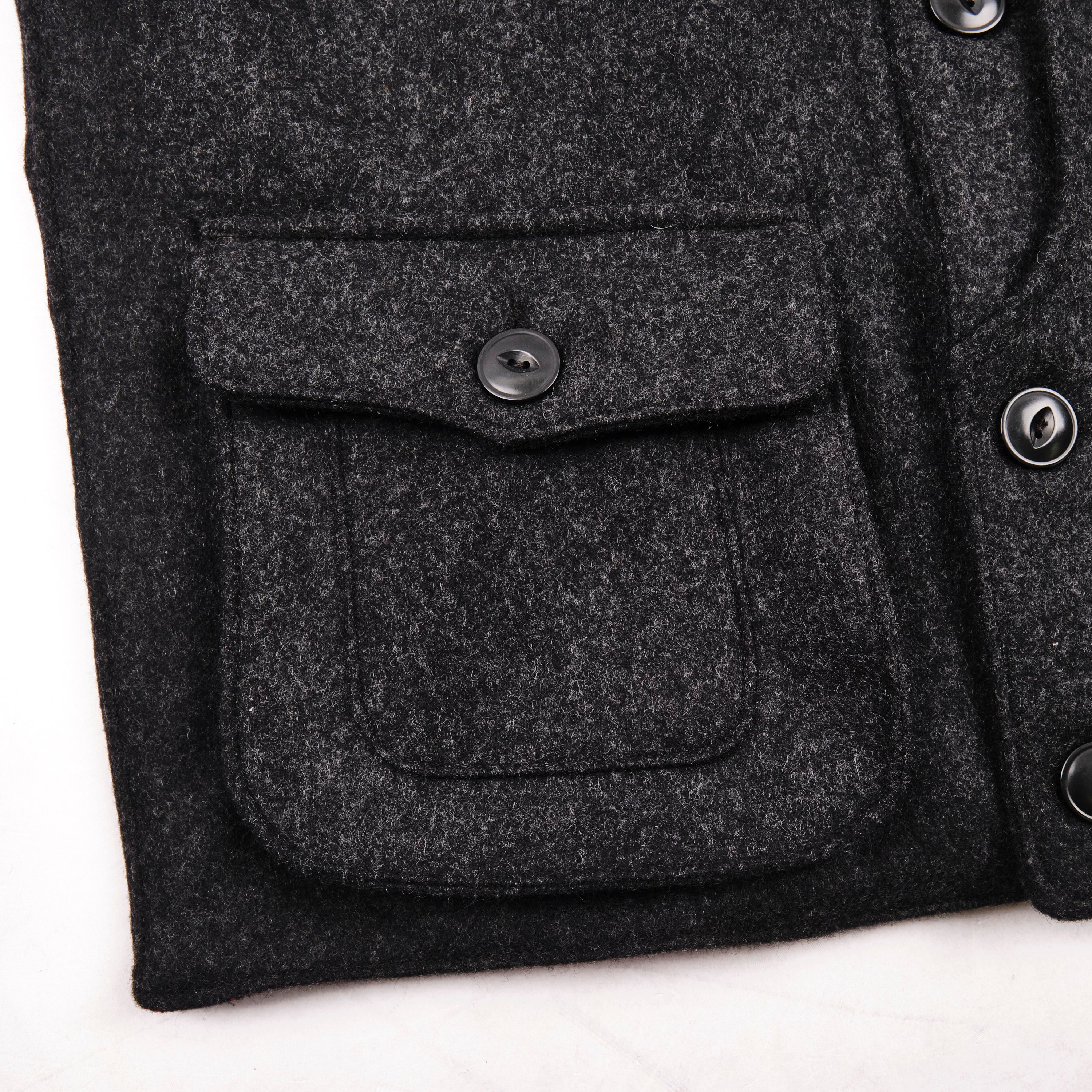 Keynot Black Wool Hunting Vest - Image 4