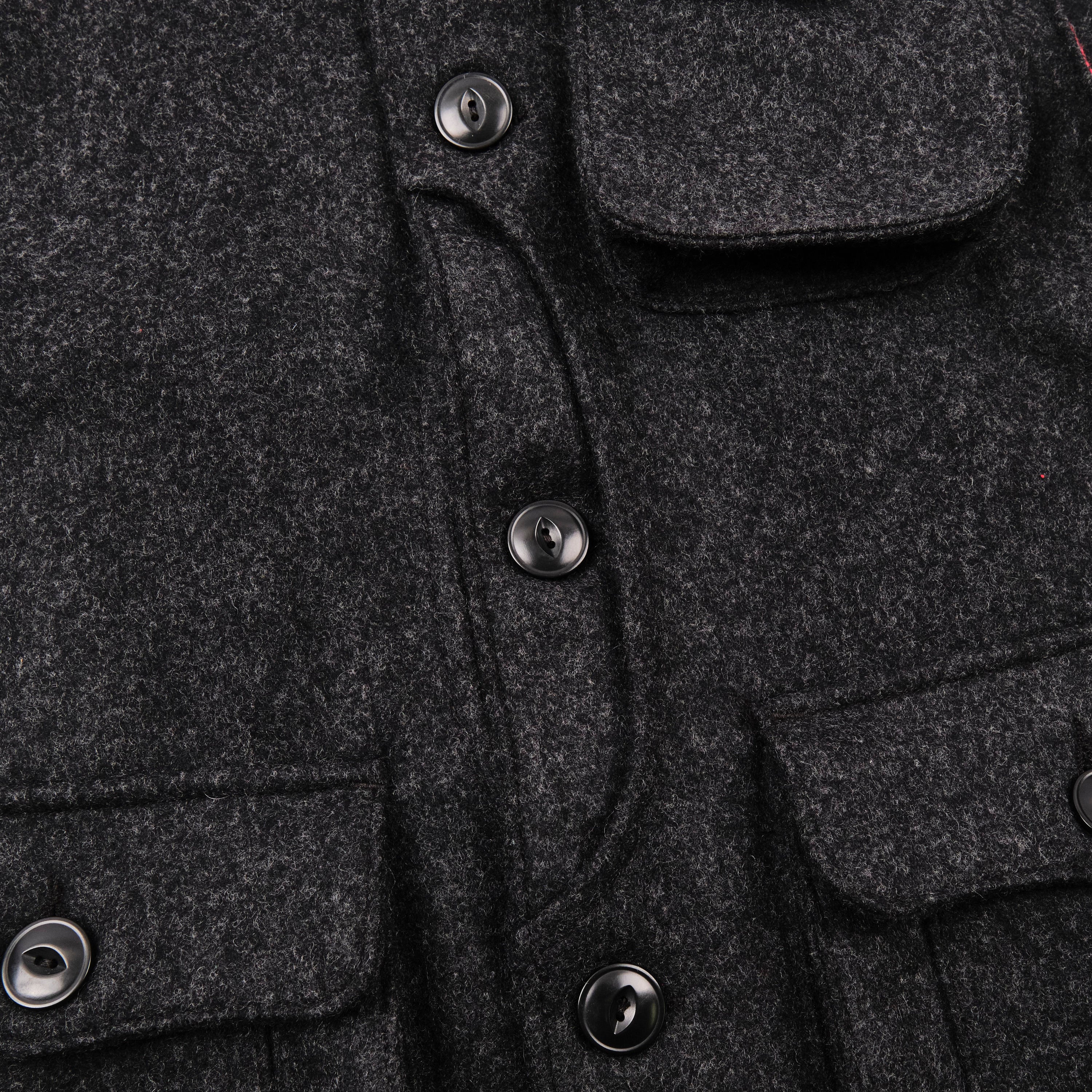 Keynot Black Wool Hunting Vest - Image 8