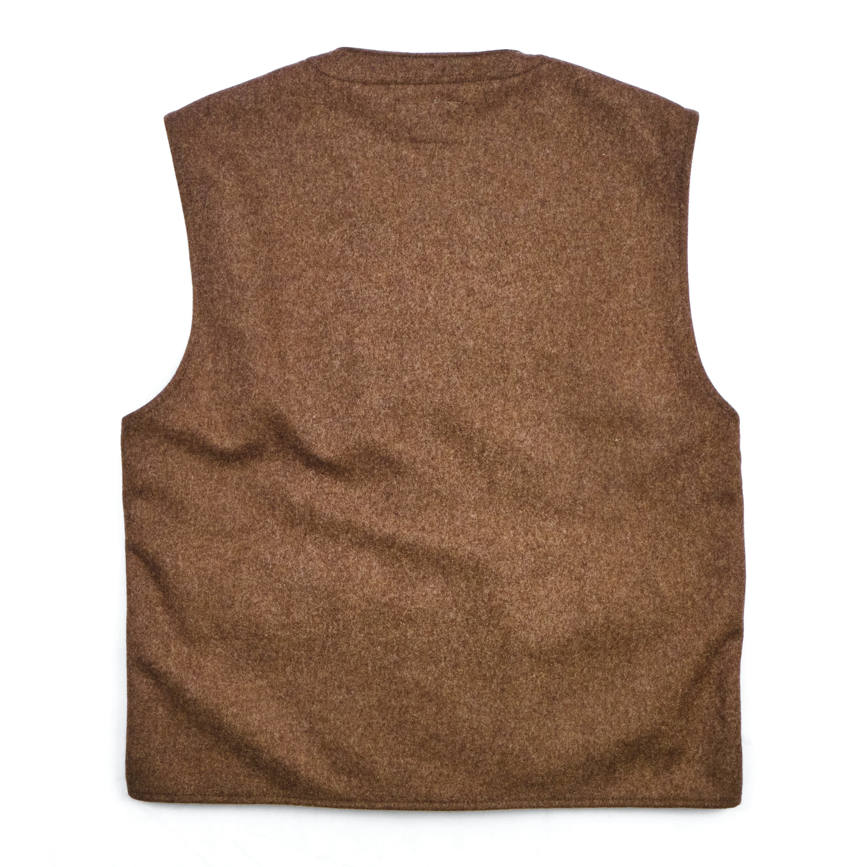 Keynot Brown Wool Hunting Vest - Image 12