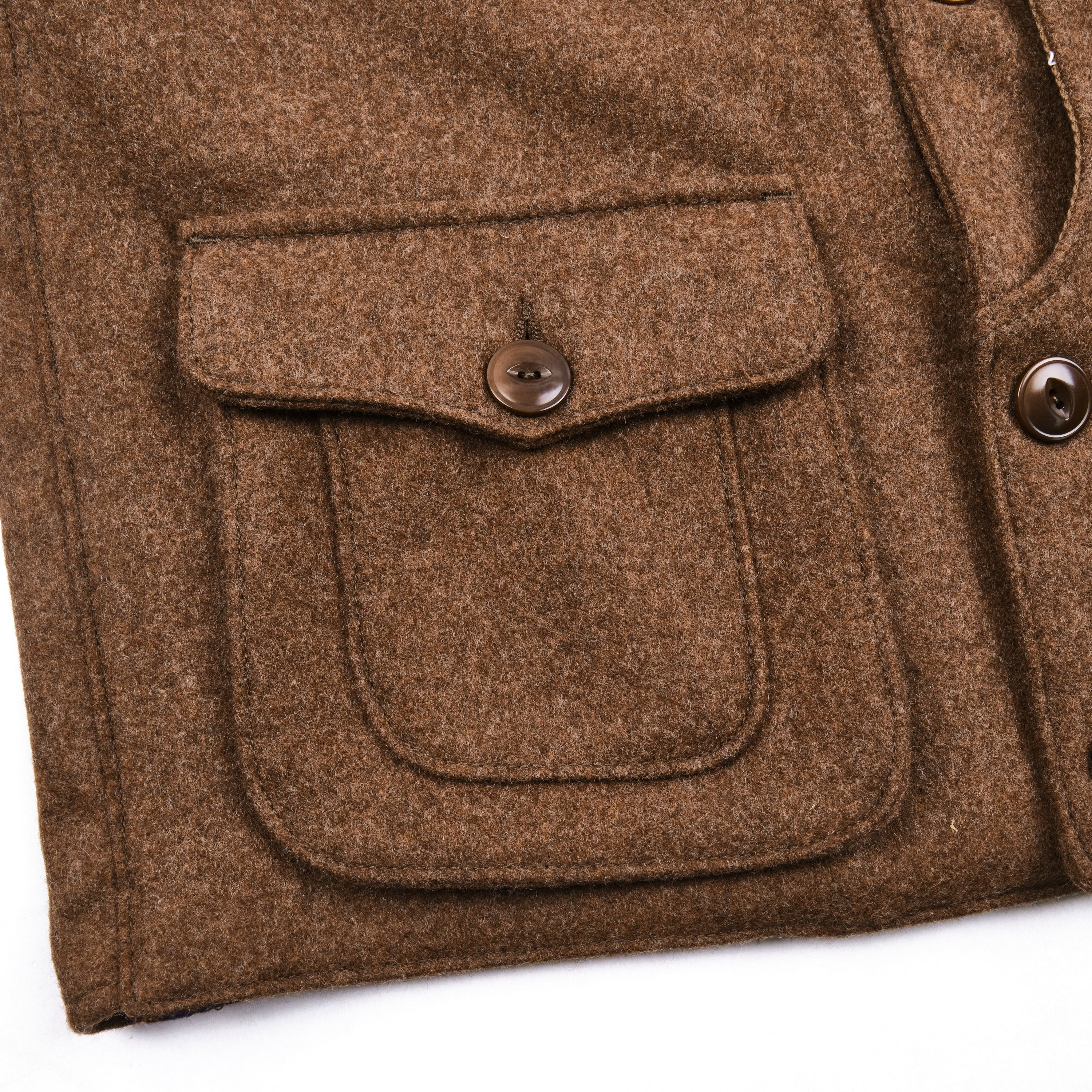 Keynot Brown Wool Hunting Vest - Image 4