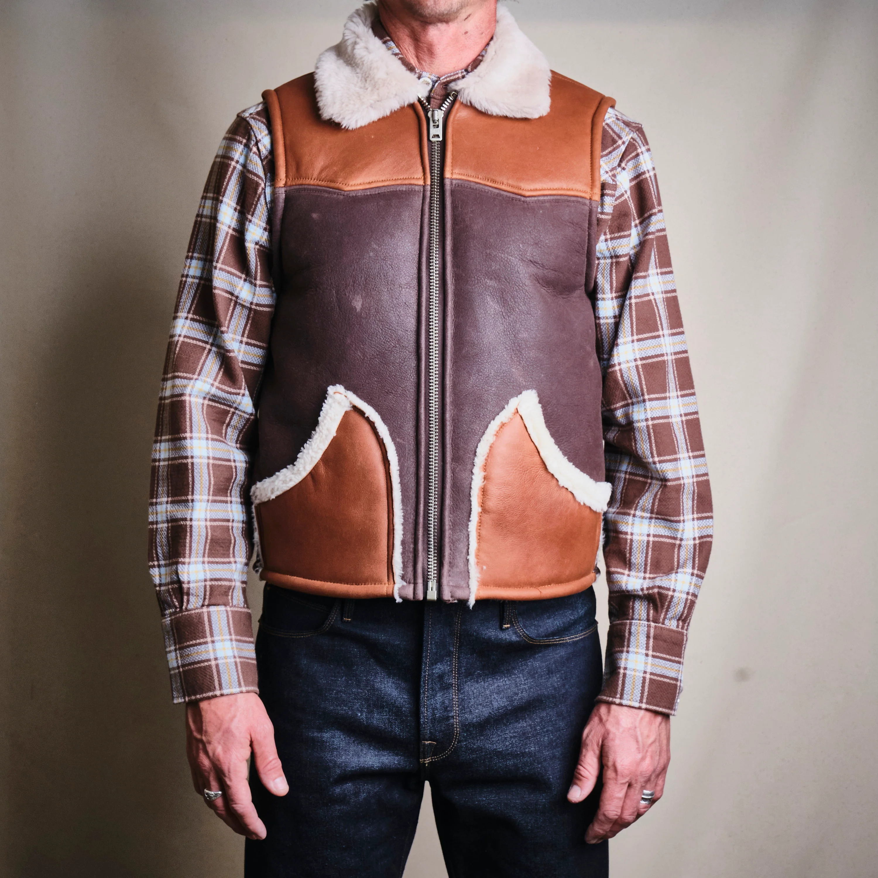 Kirthwood Vest Shearling Combo - Image 2