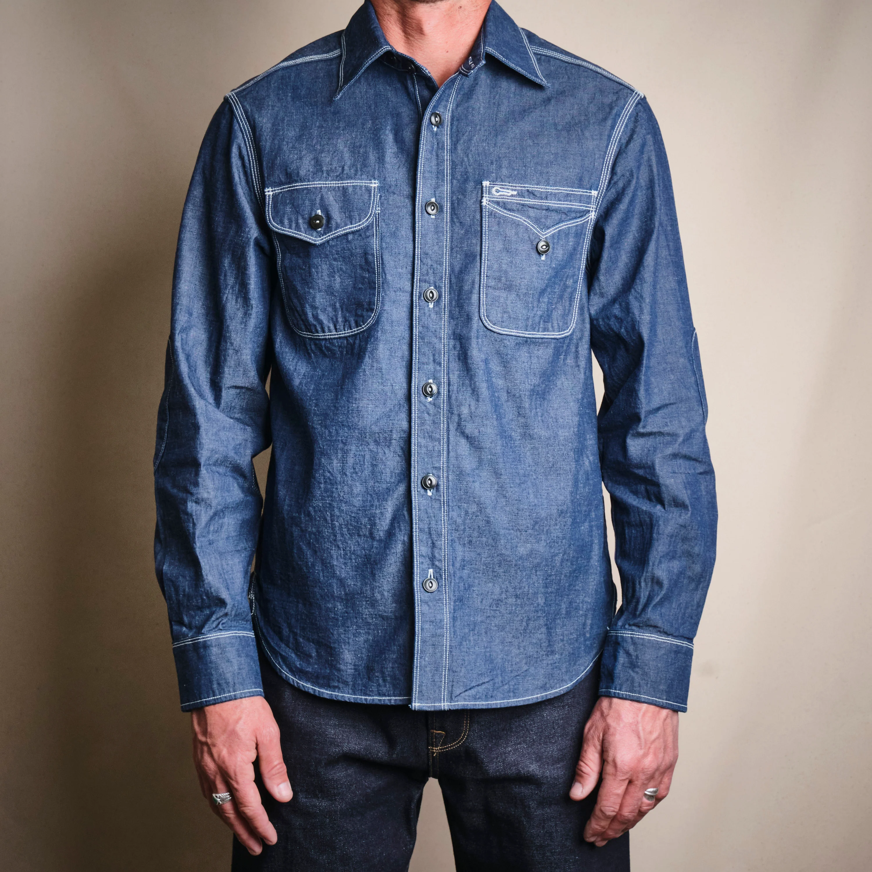 Lambert Slate Chambray - Image 2