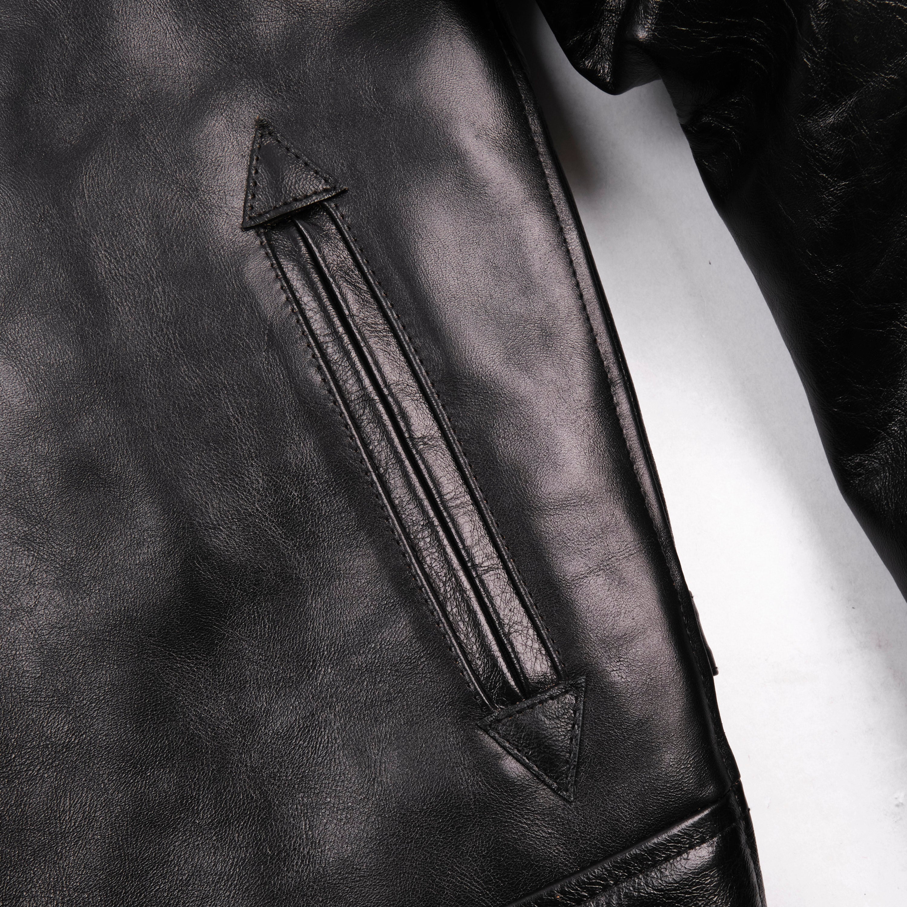 Locklin Black Horsehide - Image 4