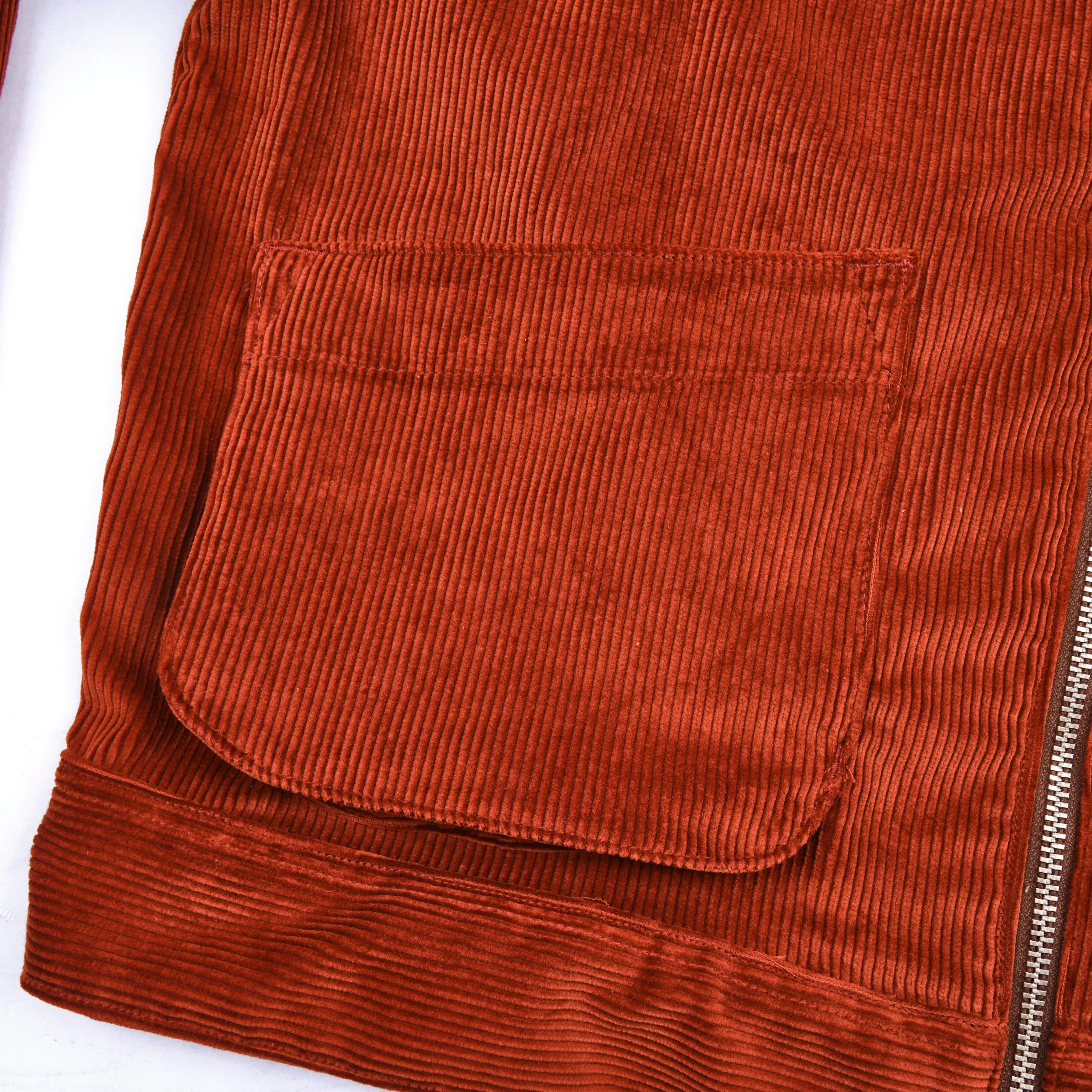 Meeks Jacket Terracotta Corduroy - Image 5