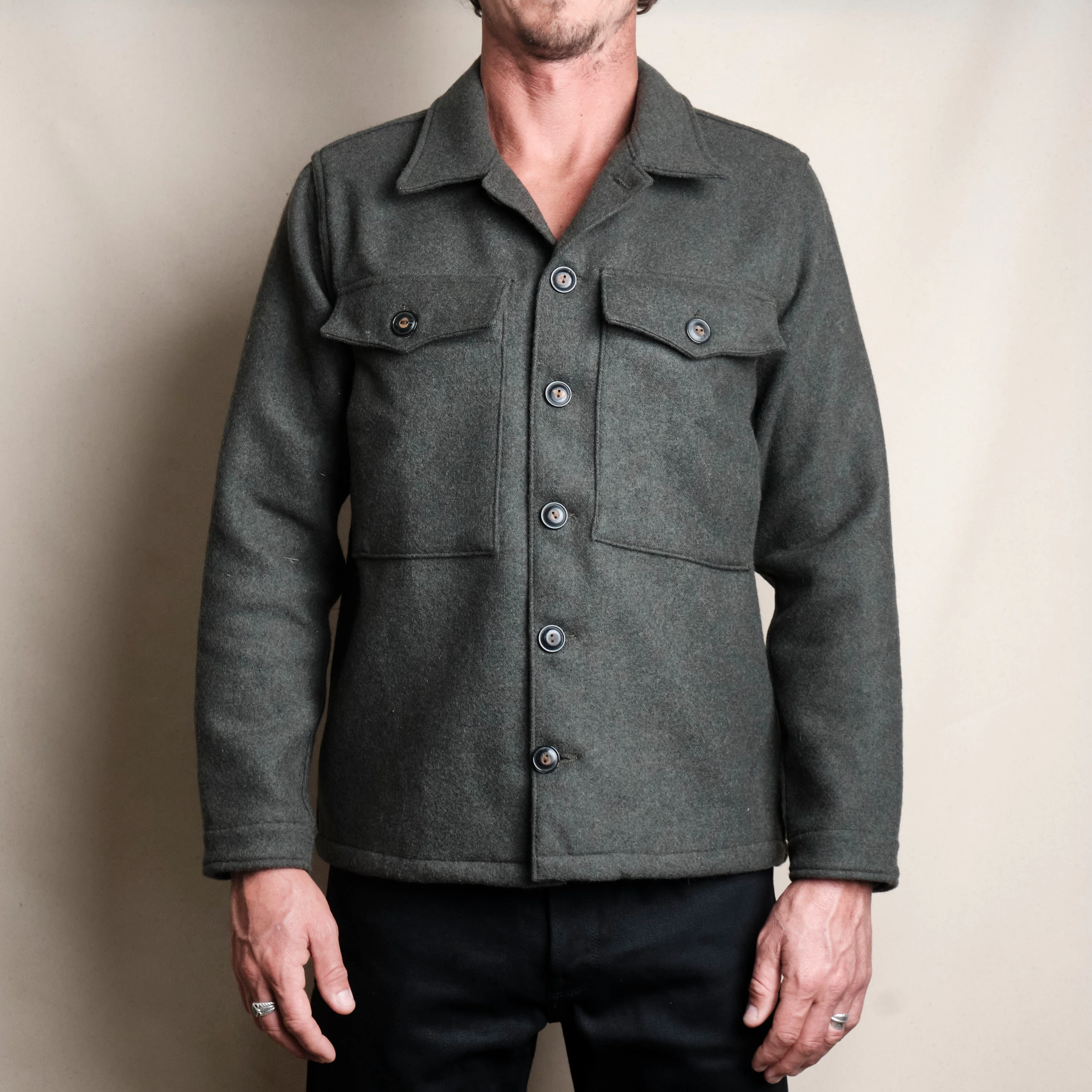 Midway Wool CPO Olive - Image 2