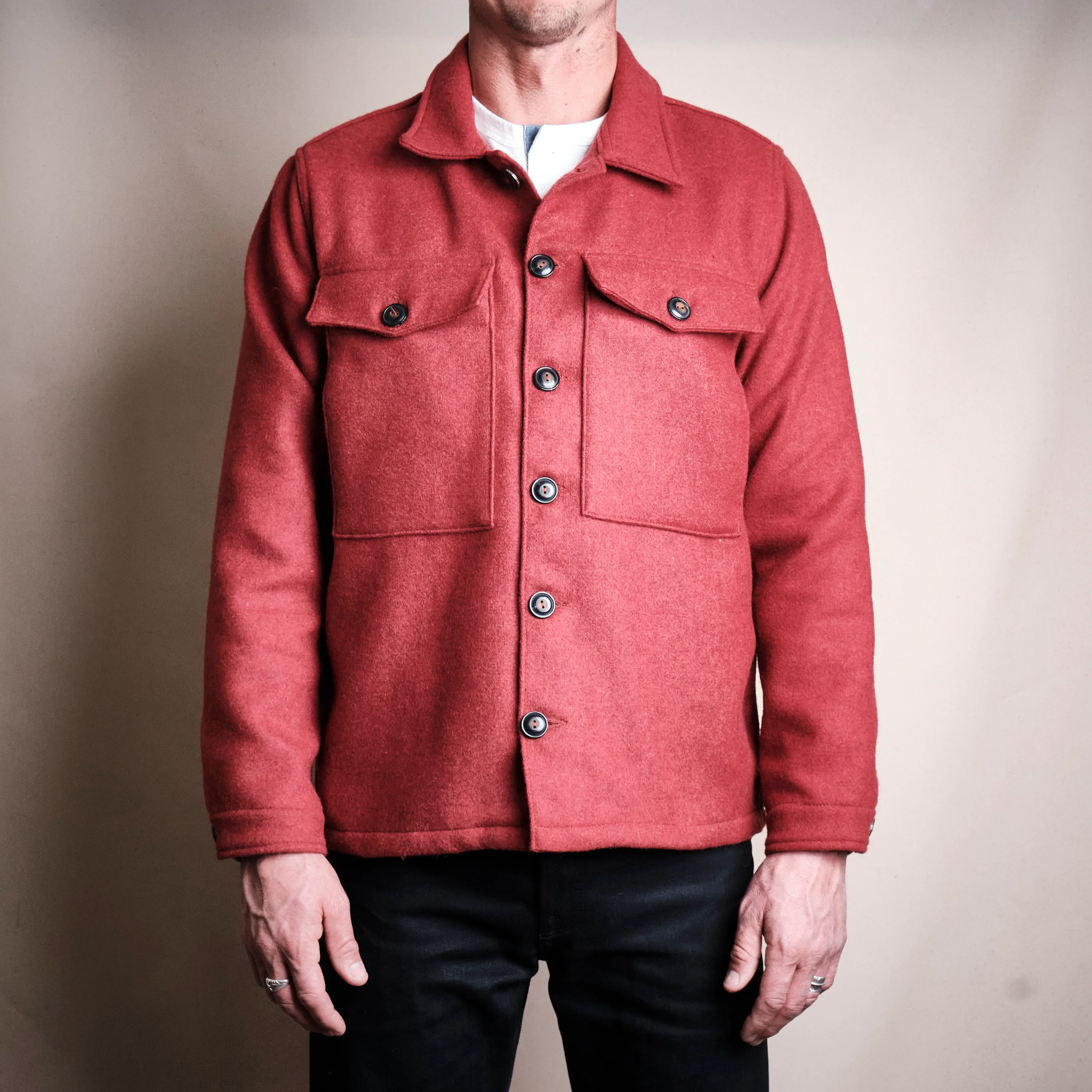Midway Wool CPO Red - Image 2