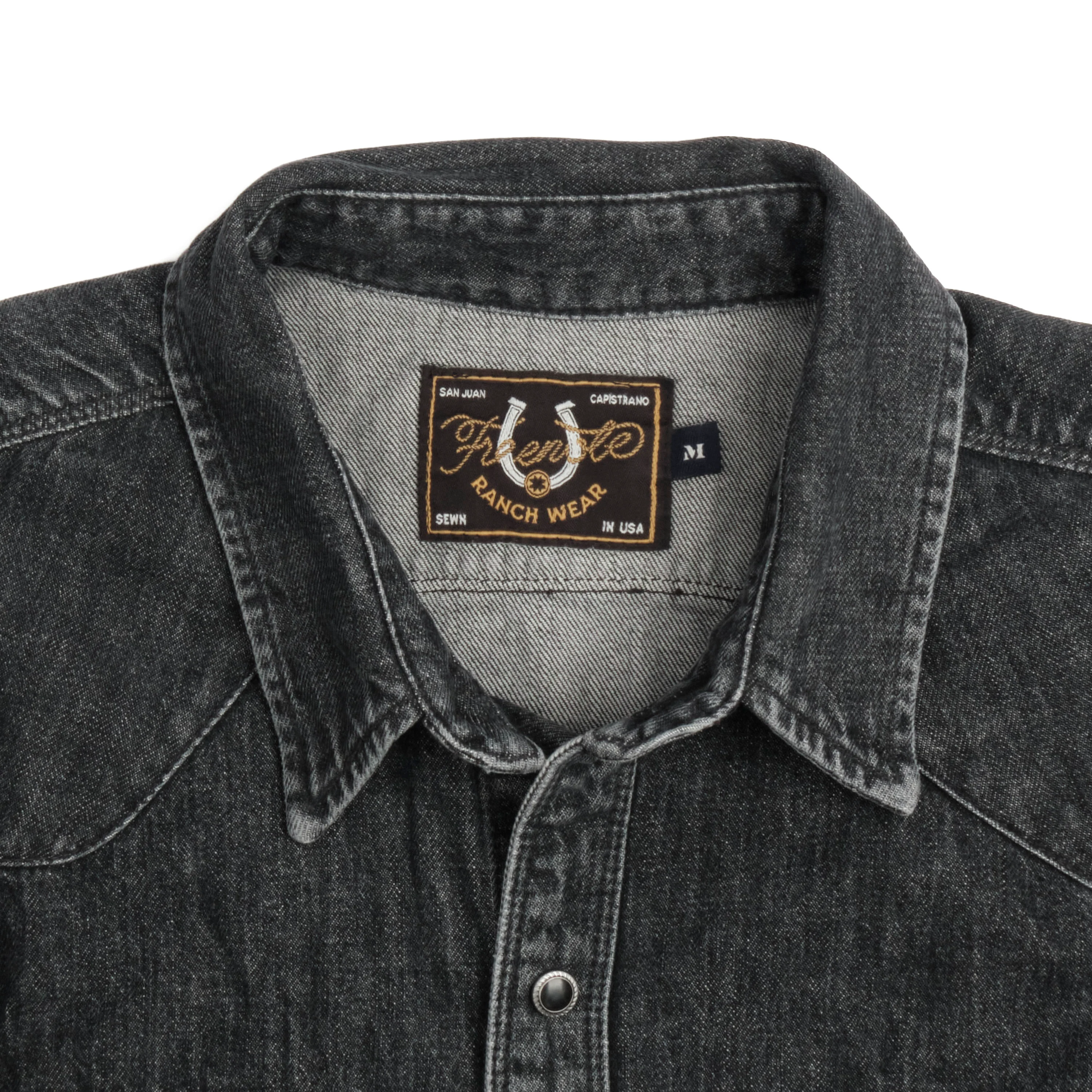 Modern Western 11 Ounce Black Stone Washed Denim - Image 3
