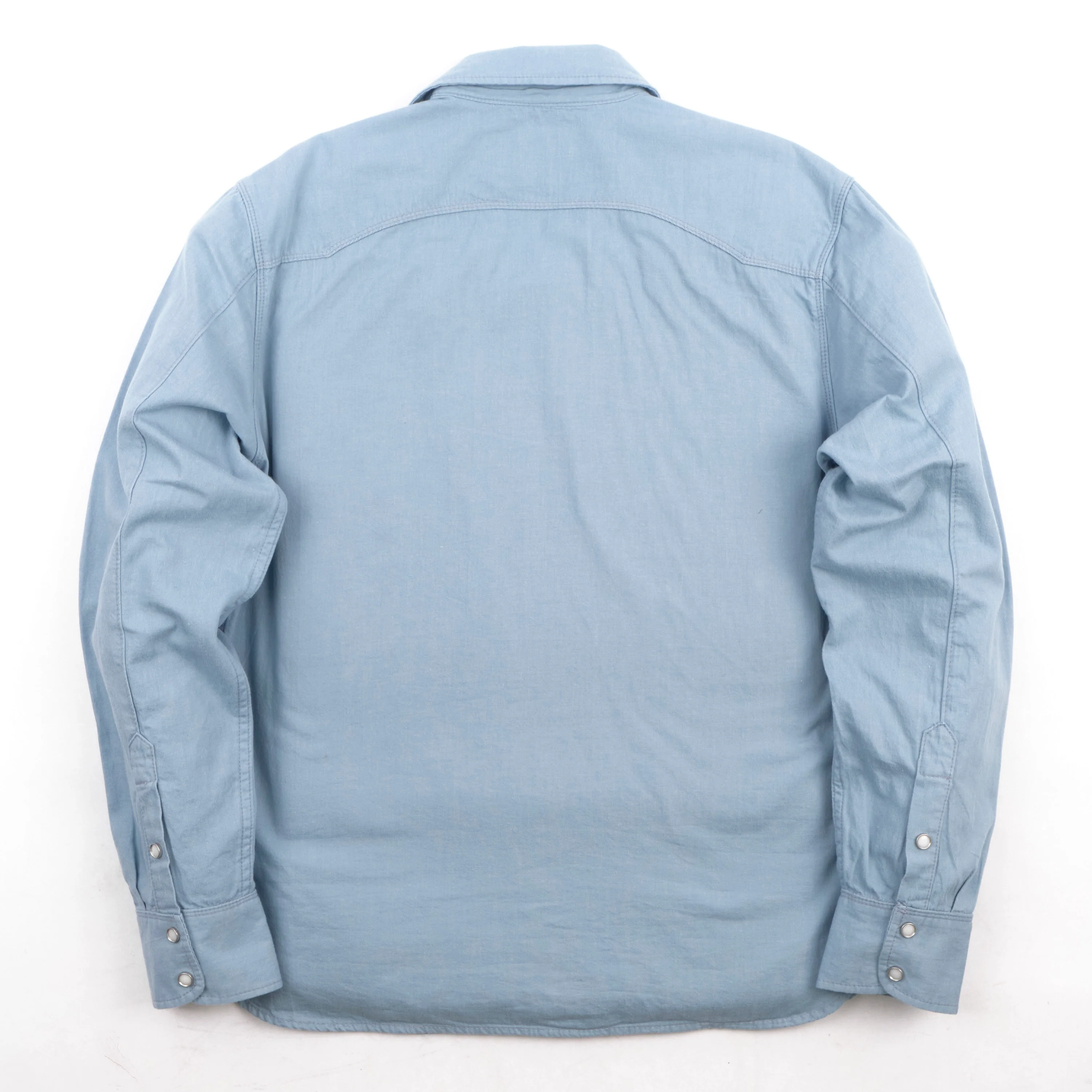 Modern Western Clear Blue Chambray - Image 10