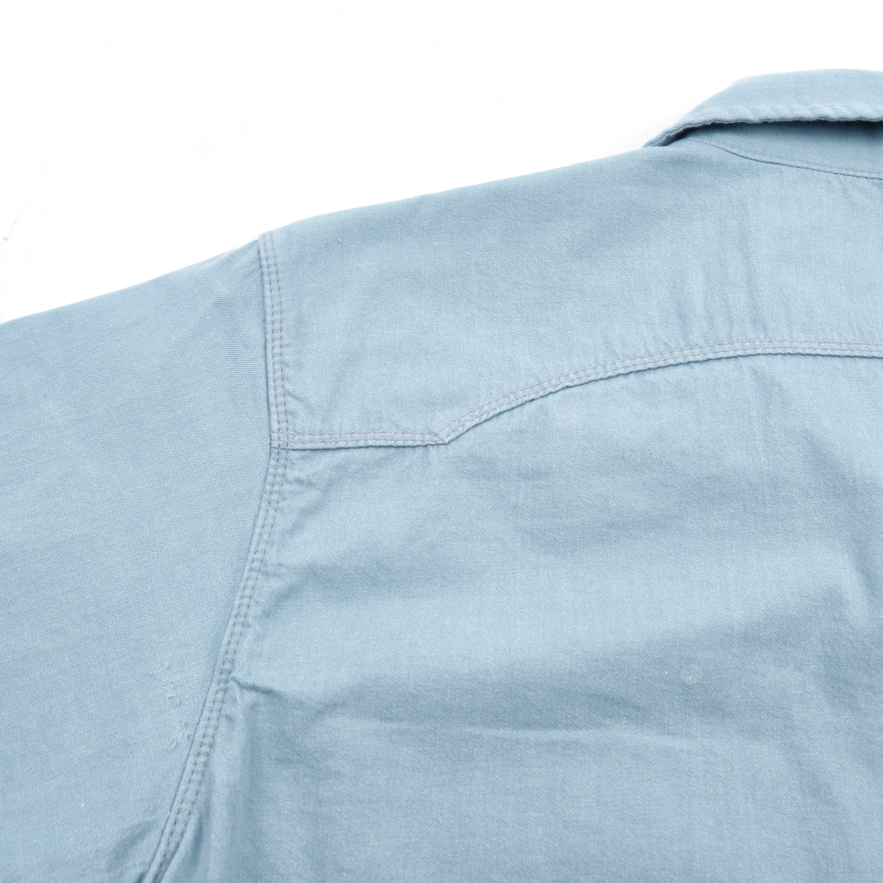 Modern Western S/S Clear Blue Chambray - Image 10