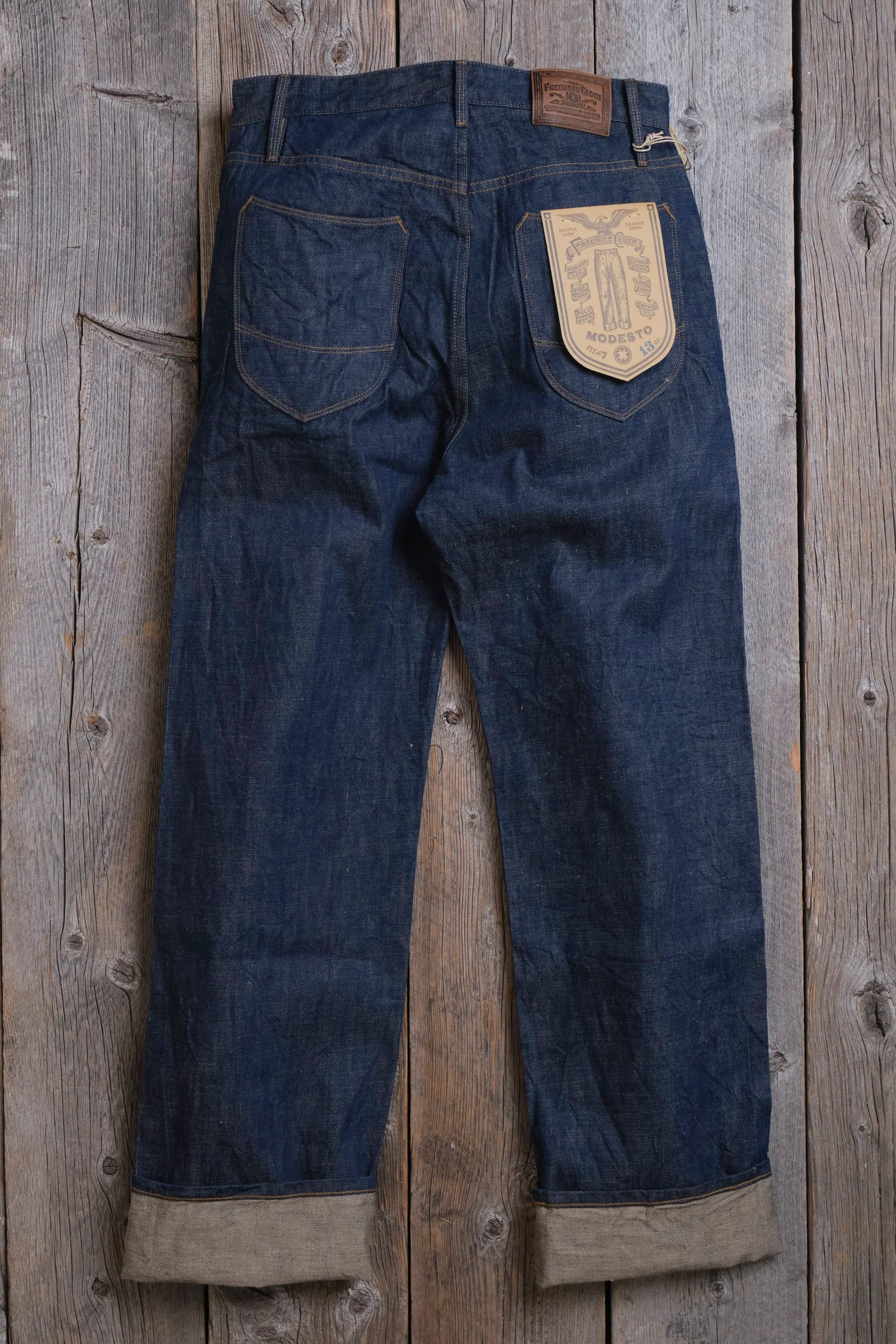 Modesto 13 Ounce Natural Rinsed Denim - Image 17