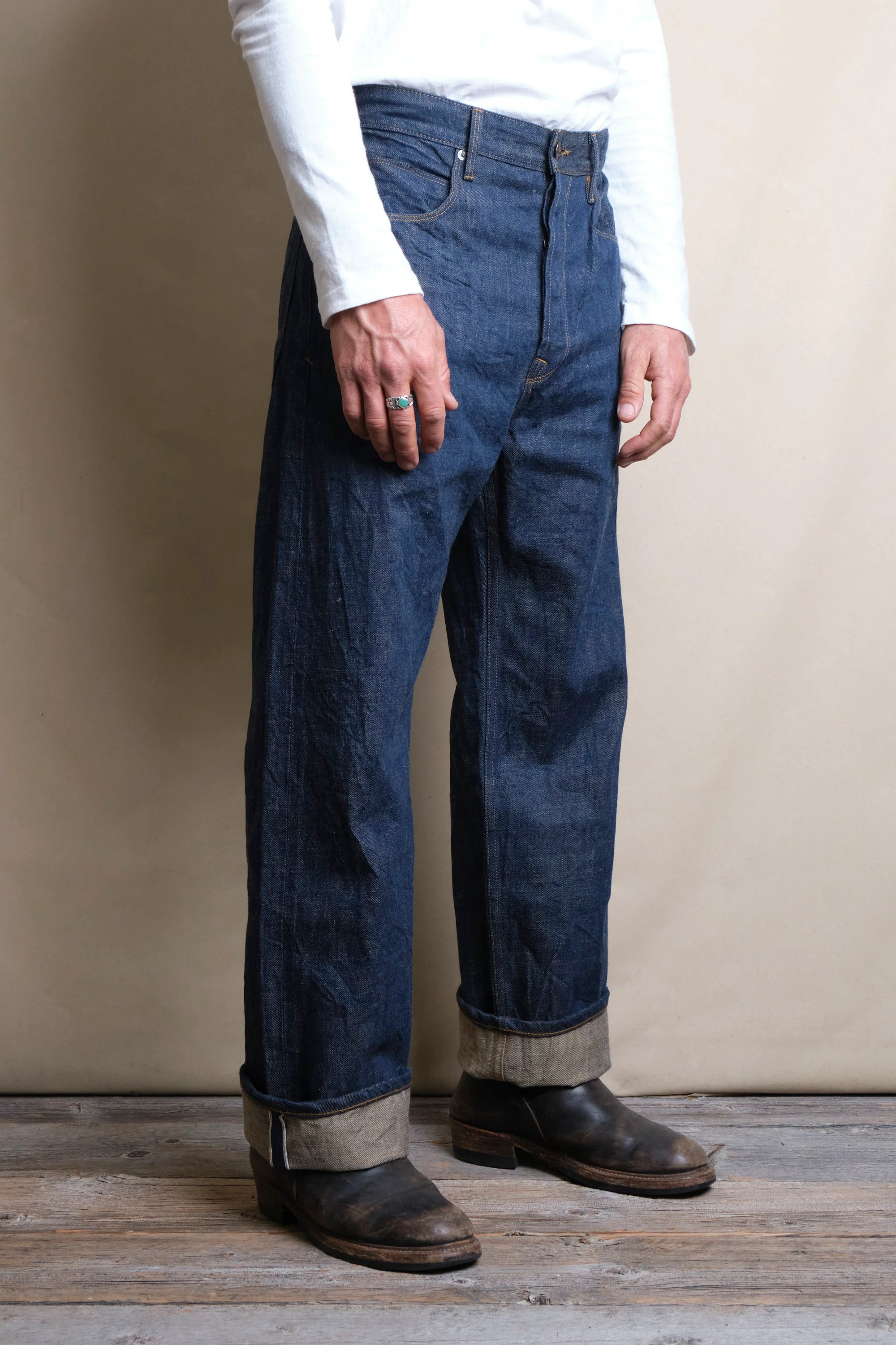 Modesto 13 Ounce Natural Rinsed Denim - Image 3