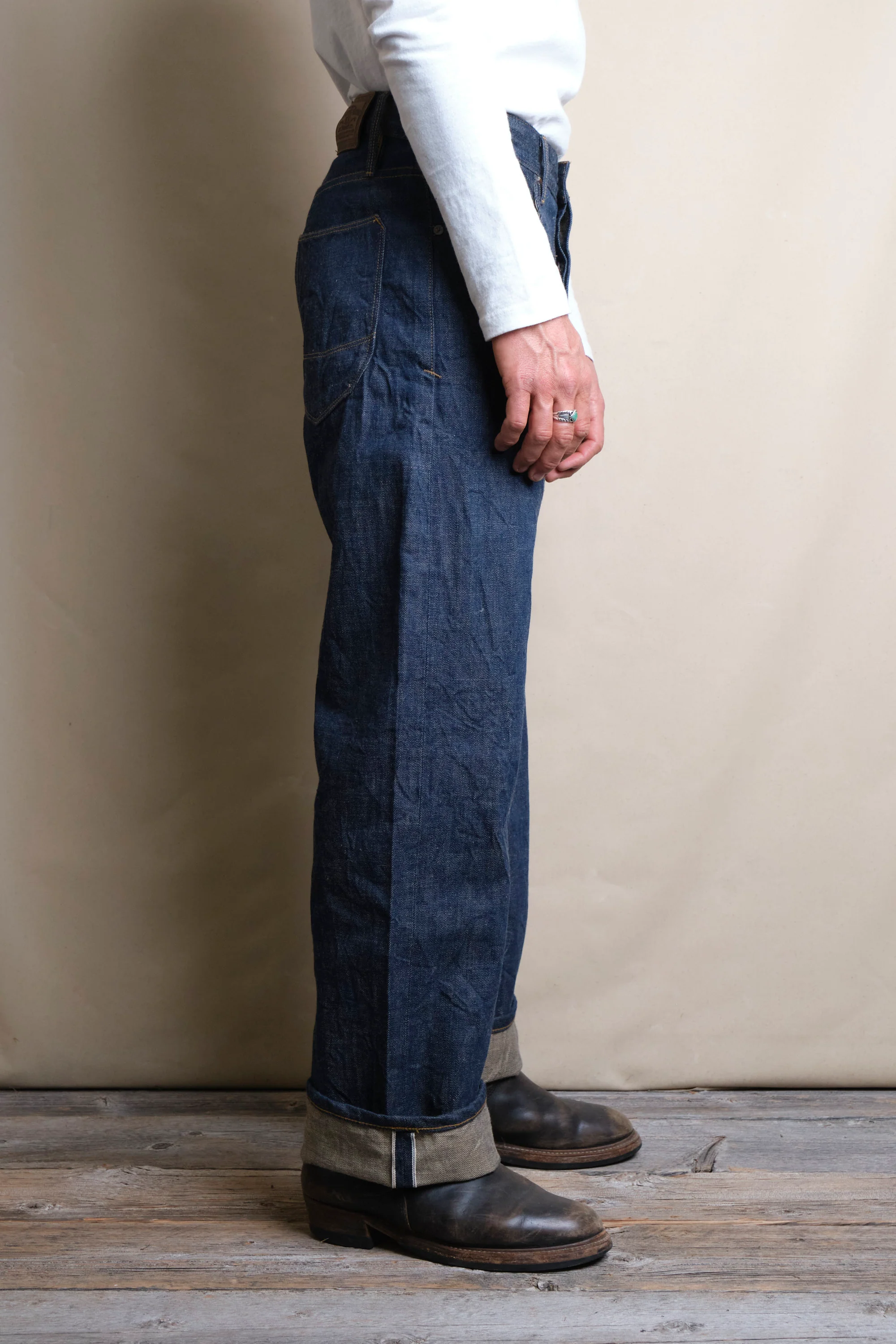 Modesto 13 Ounce Natural Rinsed Denim - Image 4