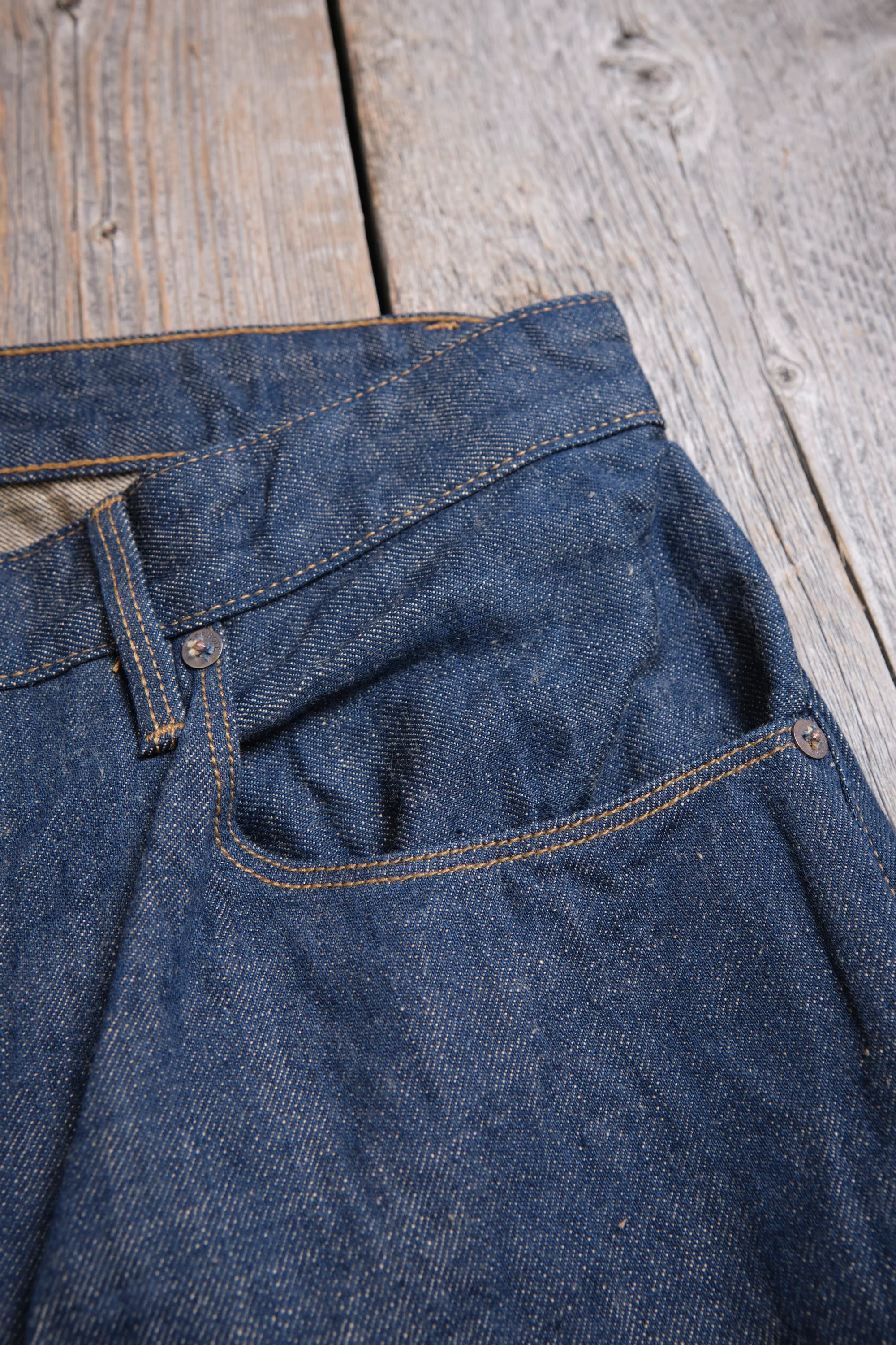 Modesto 13 Ounce Natural Rinsed Denim - Image 8