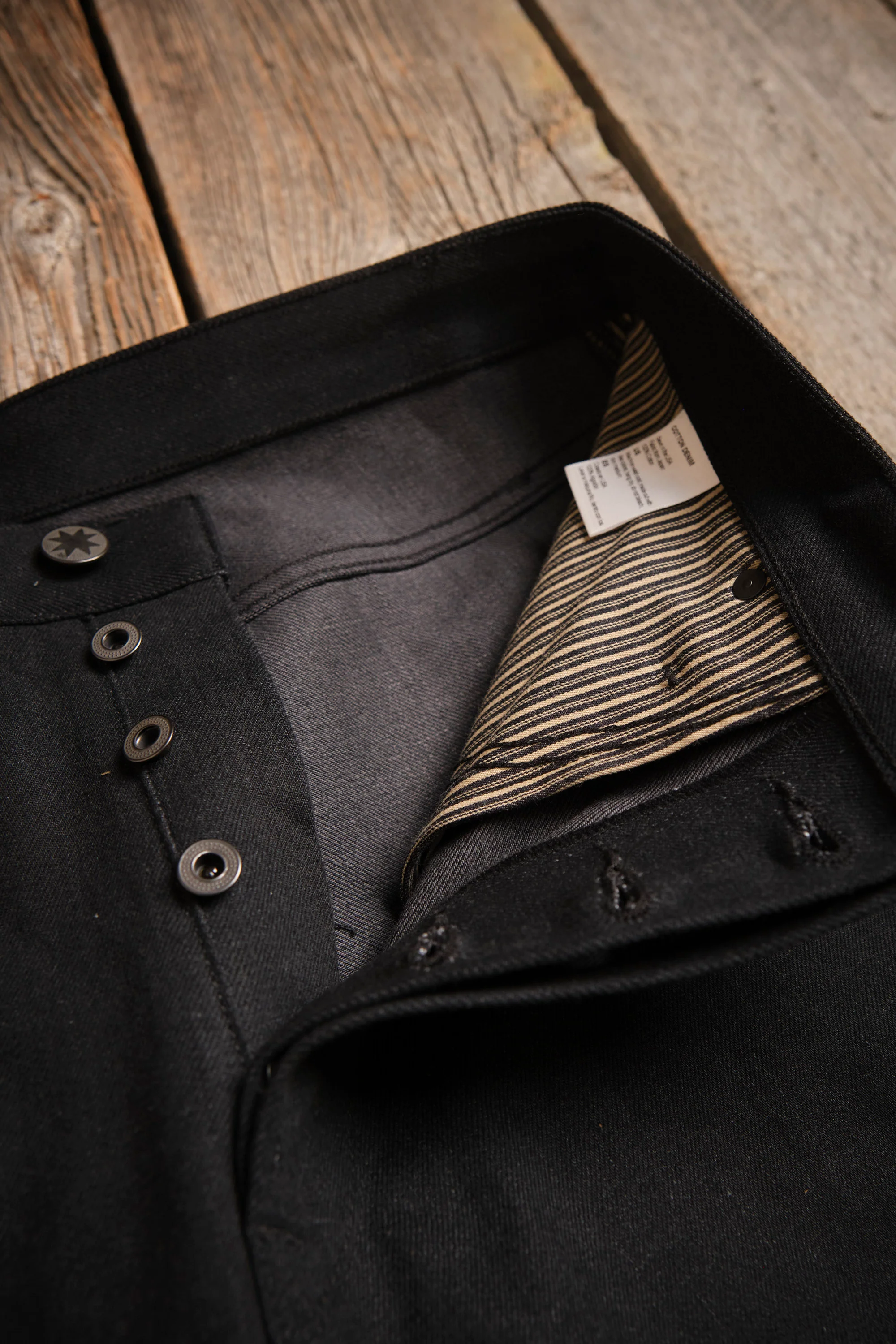Modesto 14.25 Ounce Black Grey Denim - Image 10