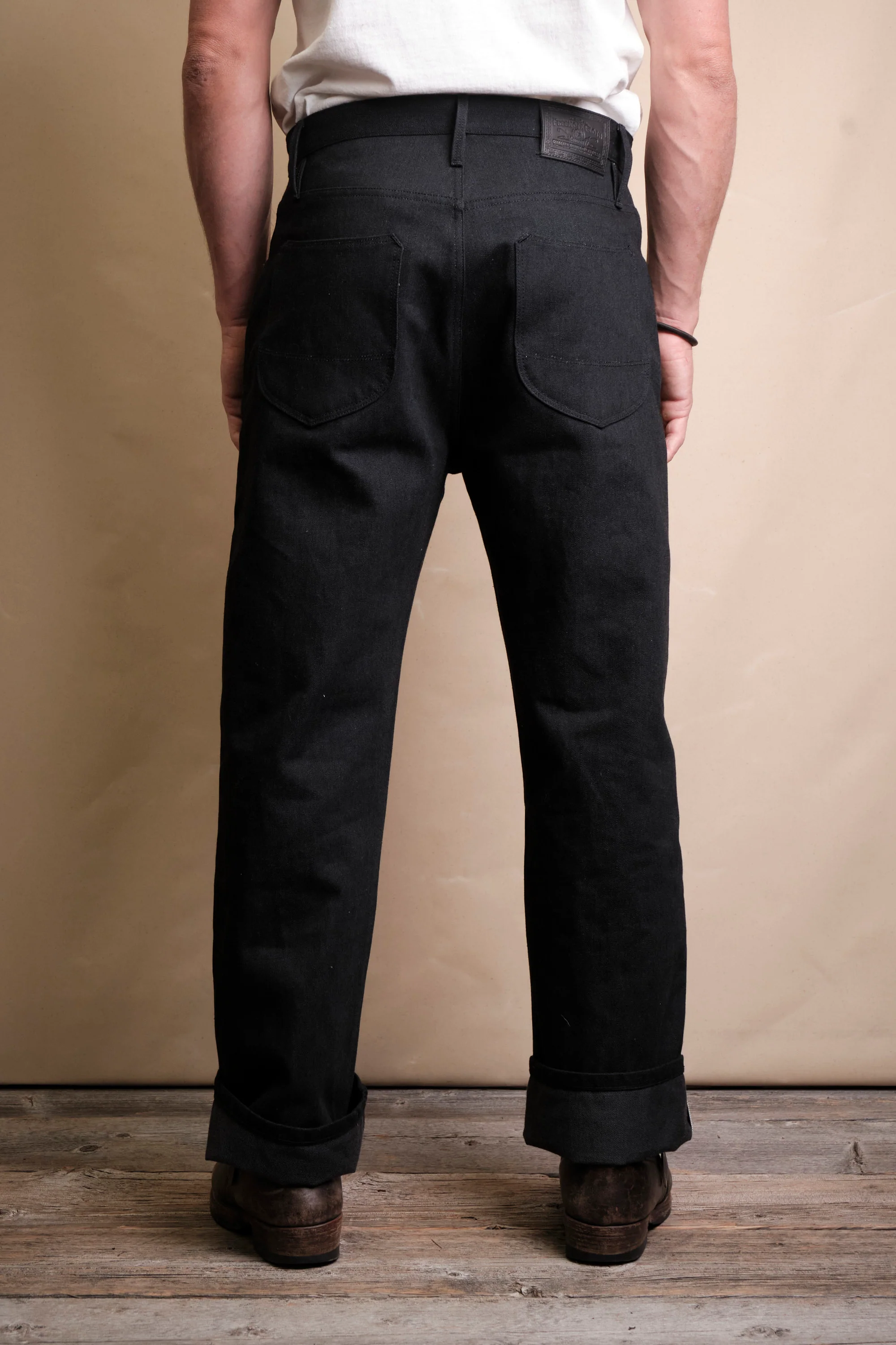 Modesto 14.25 Ounce Black Grey Denim - Image 5