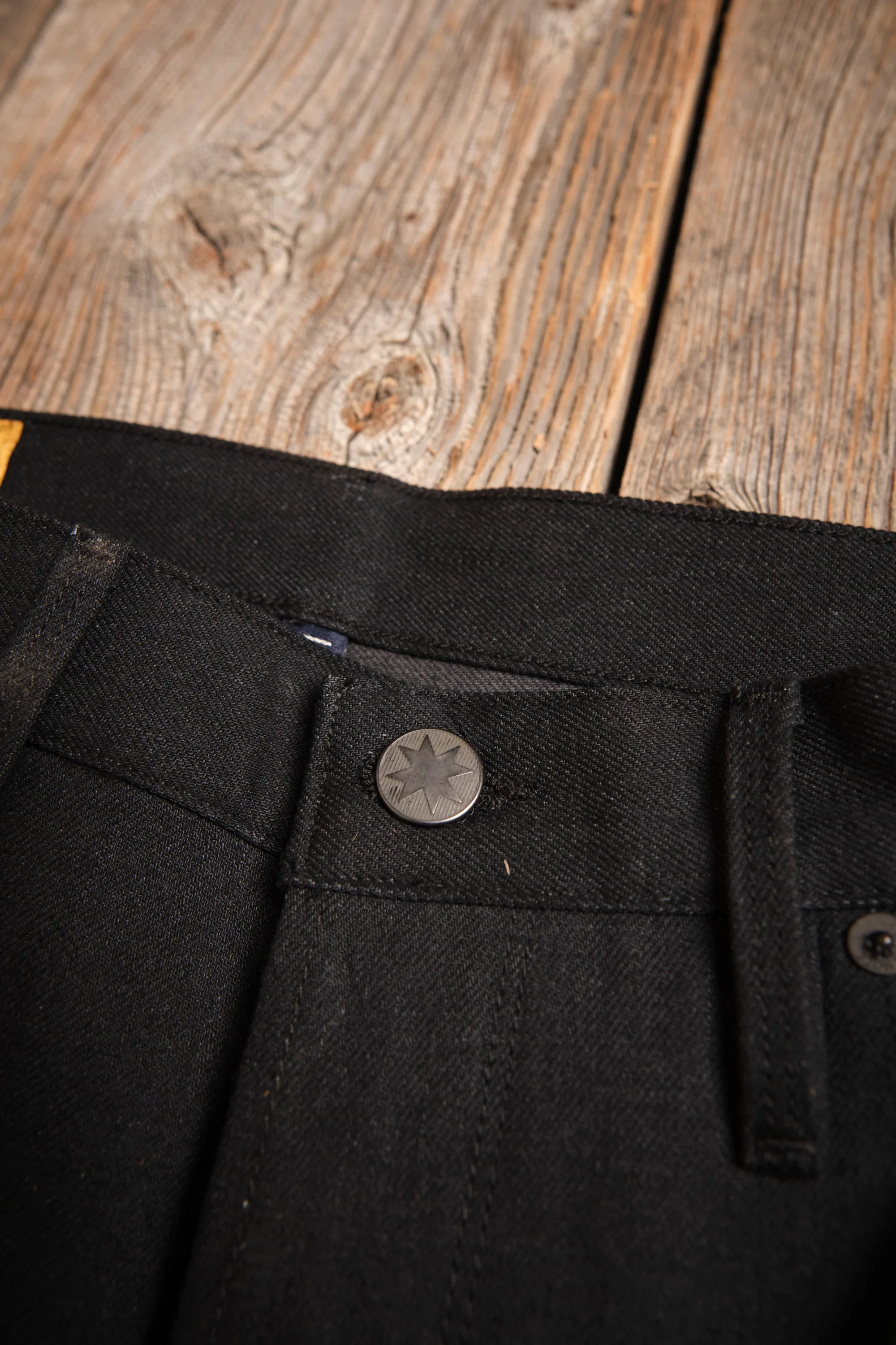 Modesto 14.25 Ounce Black Grey Denim - Image 8