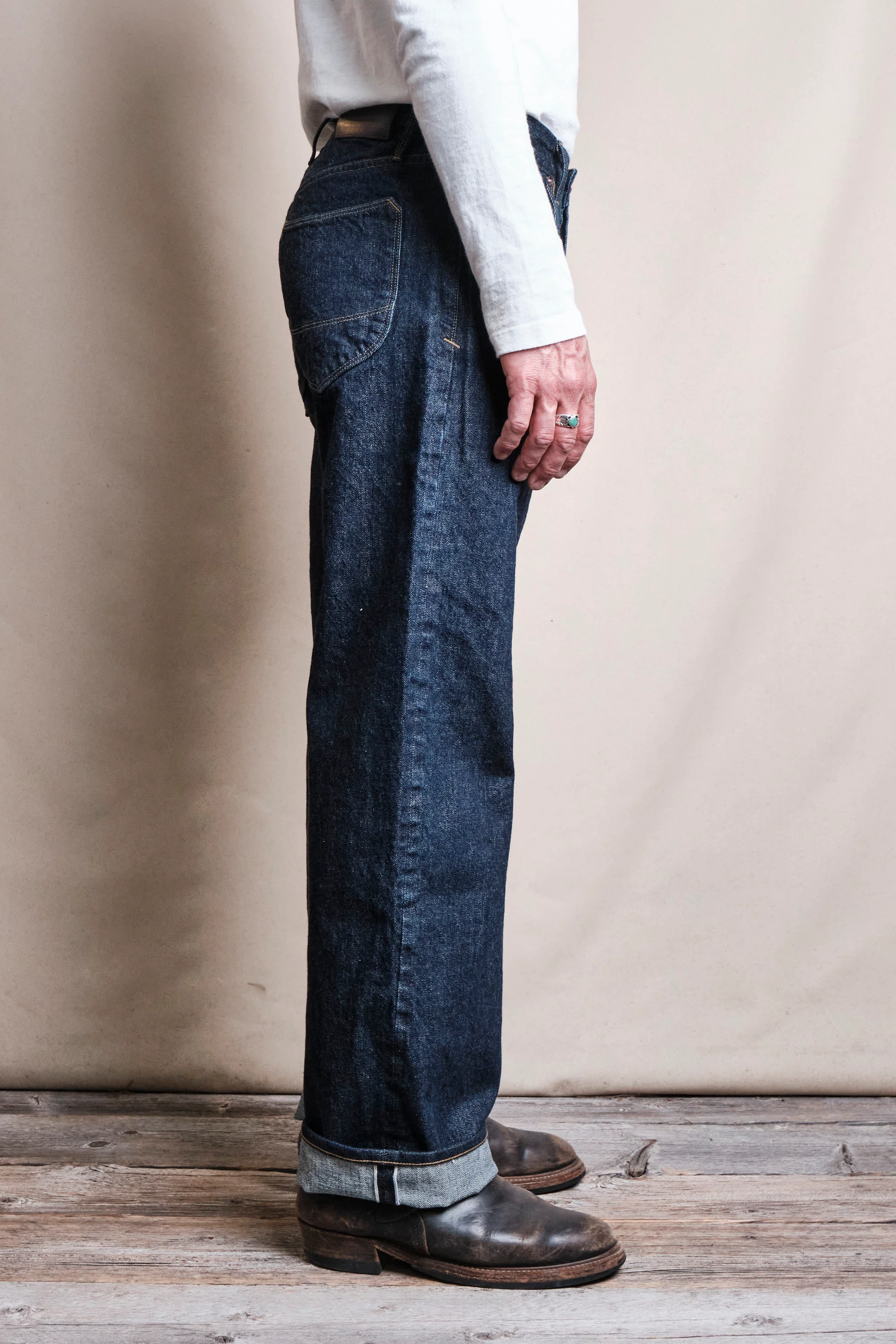 Modesto 14.50 Ounce Indigo Unsanforized Denim - Image 4