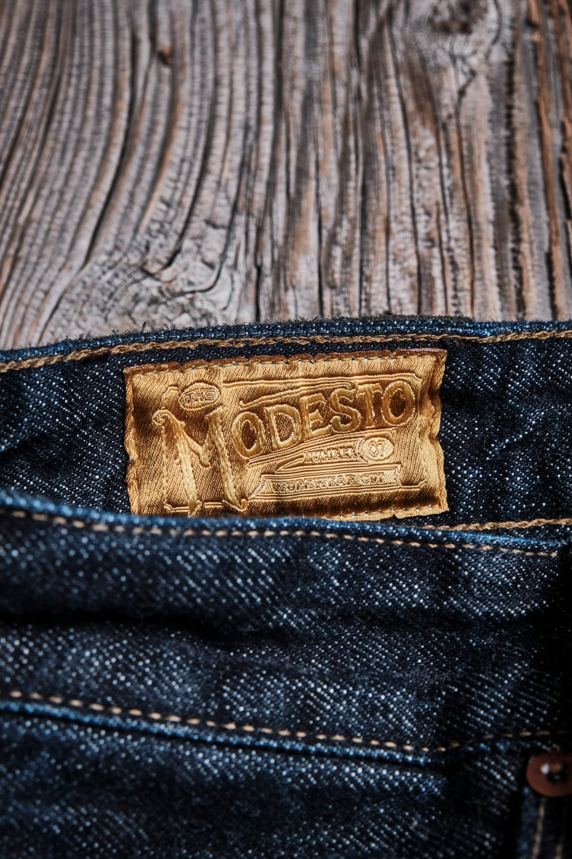 Modesto 14.50 Ounce Indigo Unsanforized Denim - Image 8