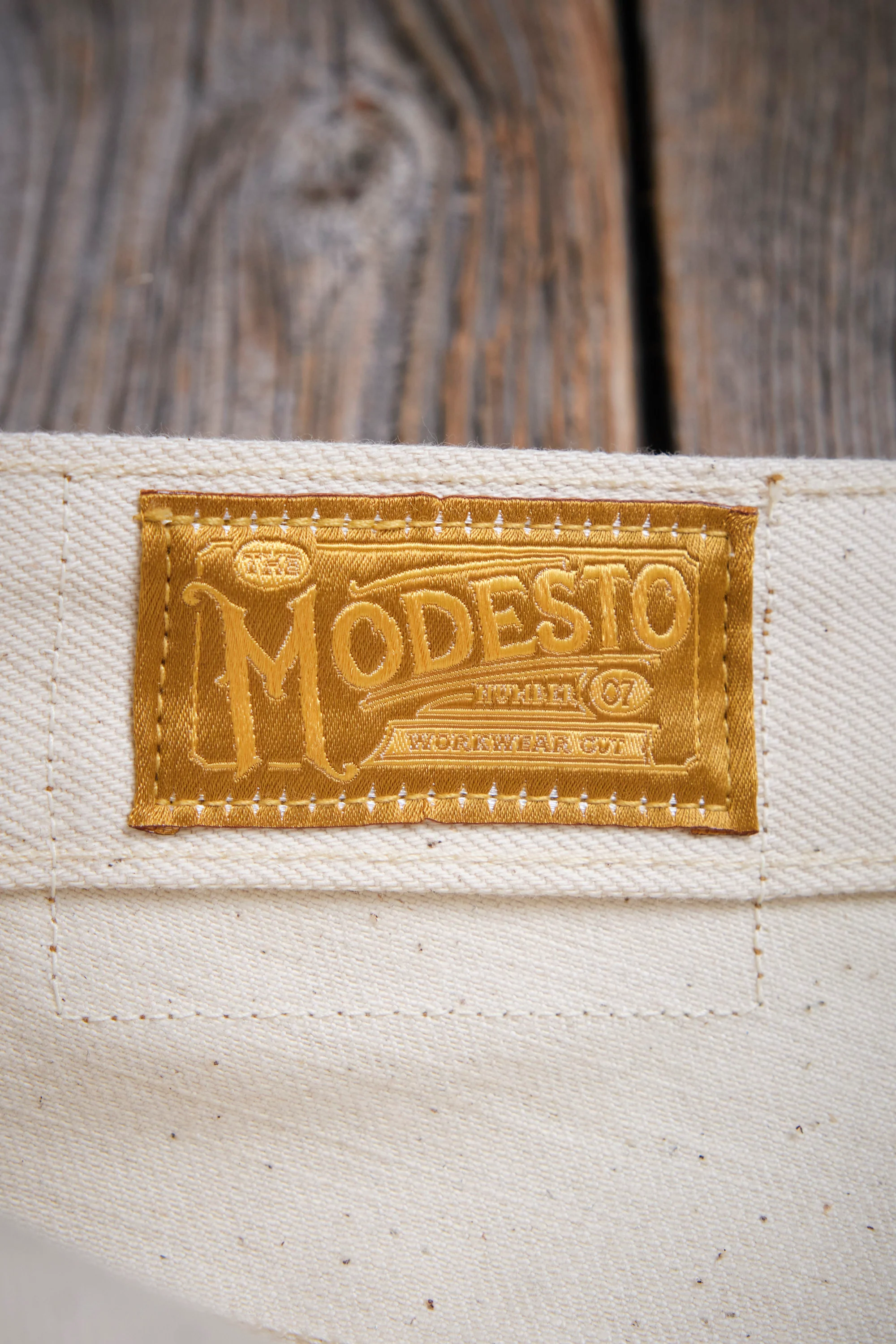 Modesto 14 Ounce Ecru Denim - Image 11