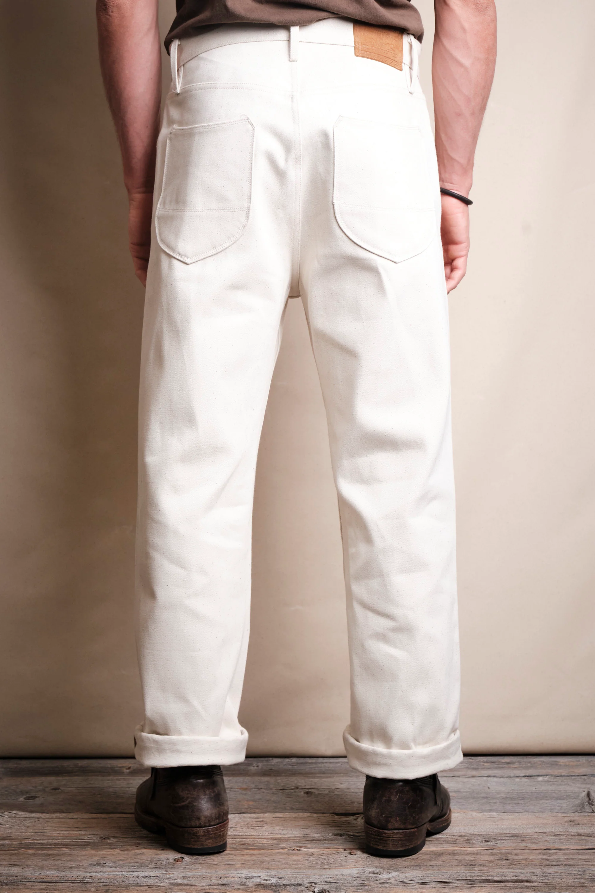 Modesto 14 Ounce Ecru Denim - Image 5