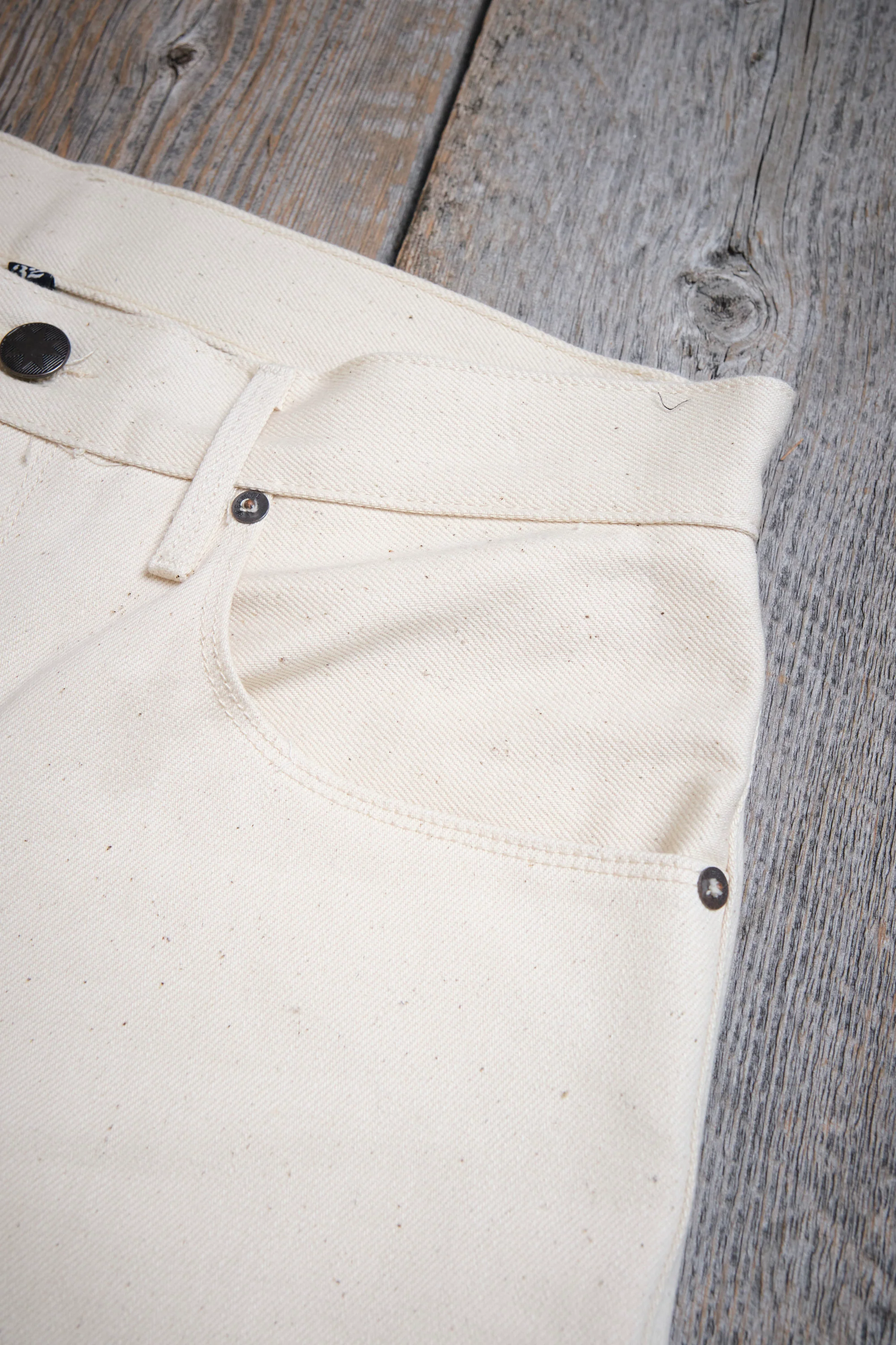 Modesto 14 Ounce Ecru Denim - Image 7