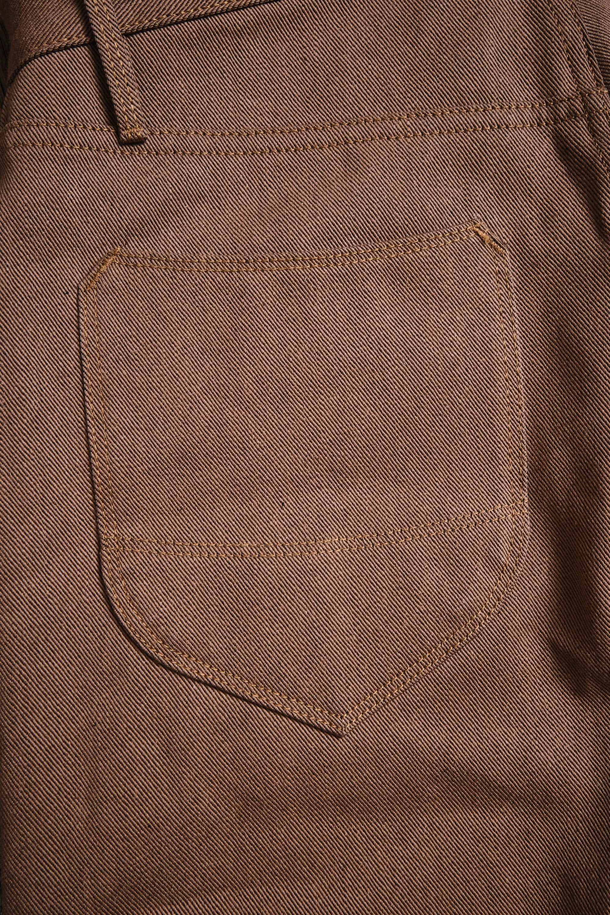 Modesto 15 Ounce Brown Denim - Image 11