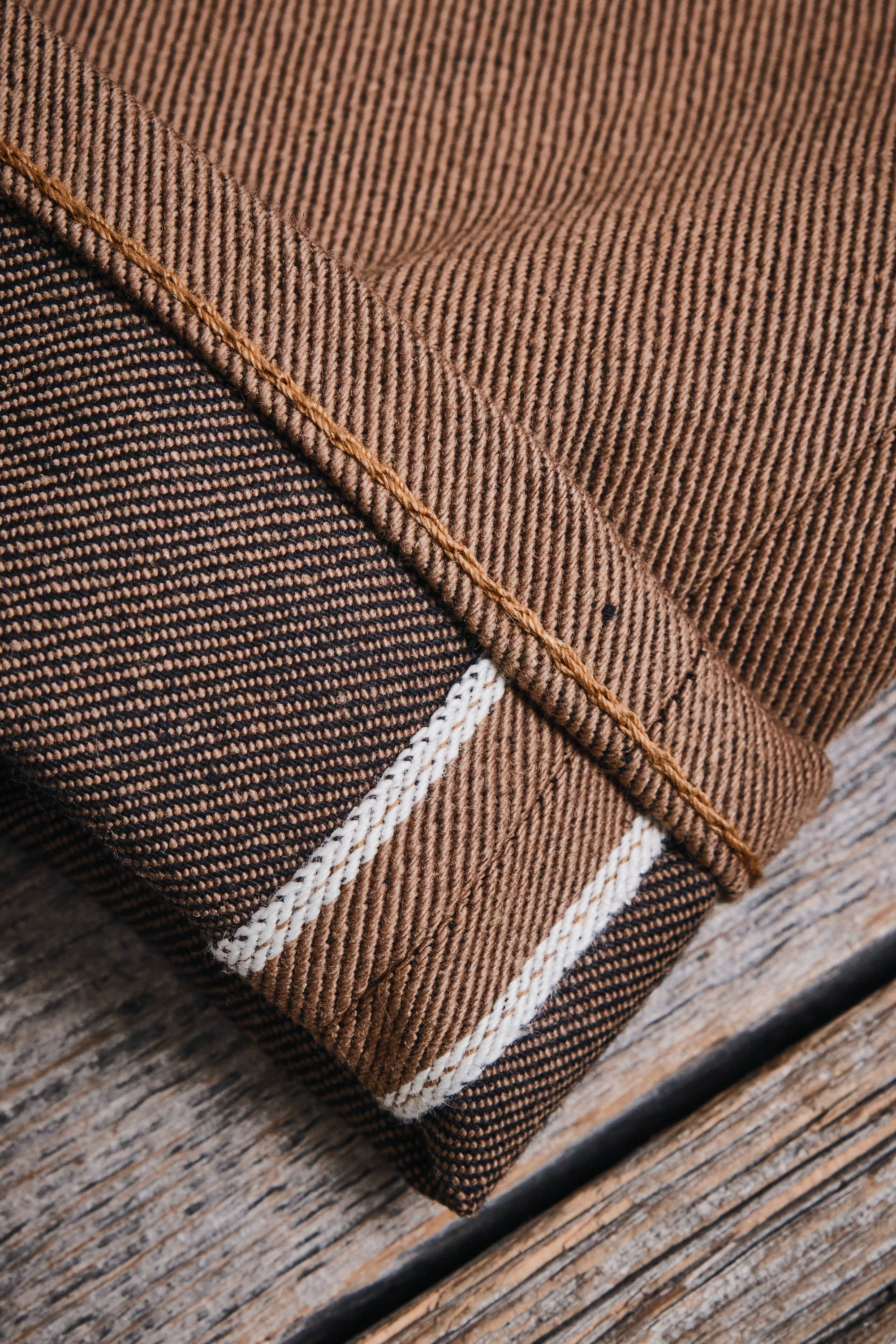 Modesto 15 Ounce Brown Denim - Image 2