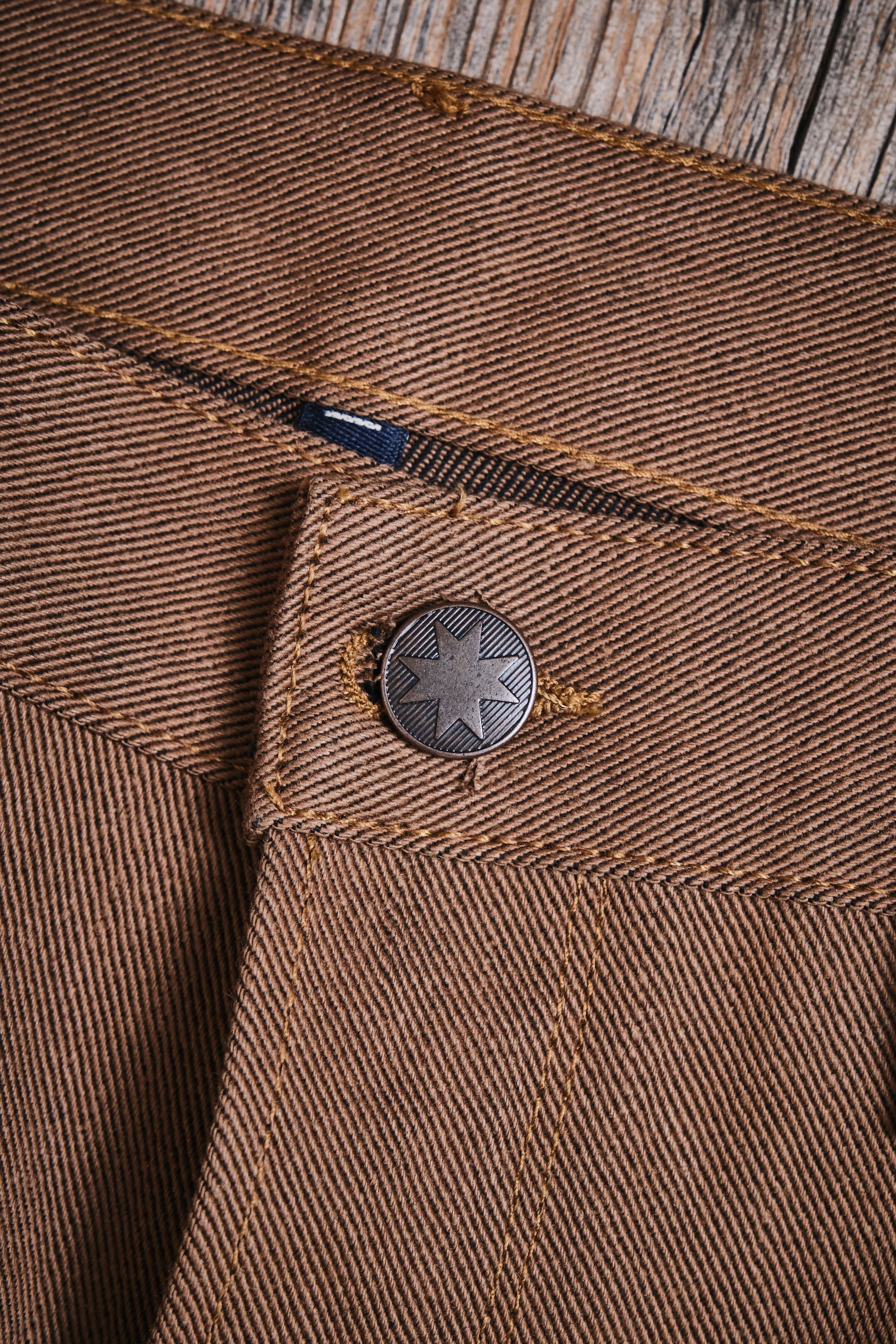 Modesto 15 Ounce Brown Denim - Image 7