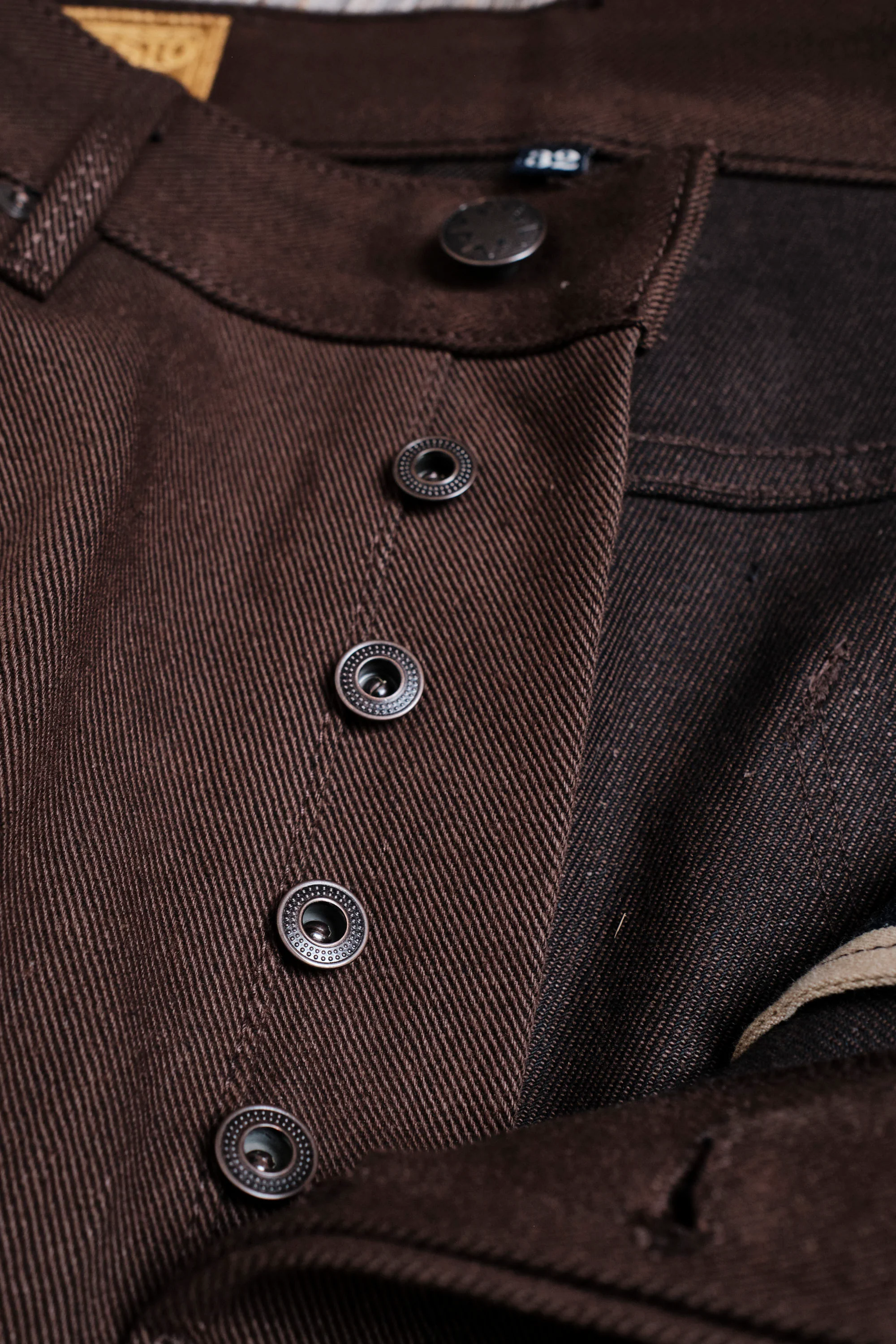 Modesto 15 Ounce Dark Brown Denim - Image 10
