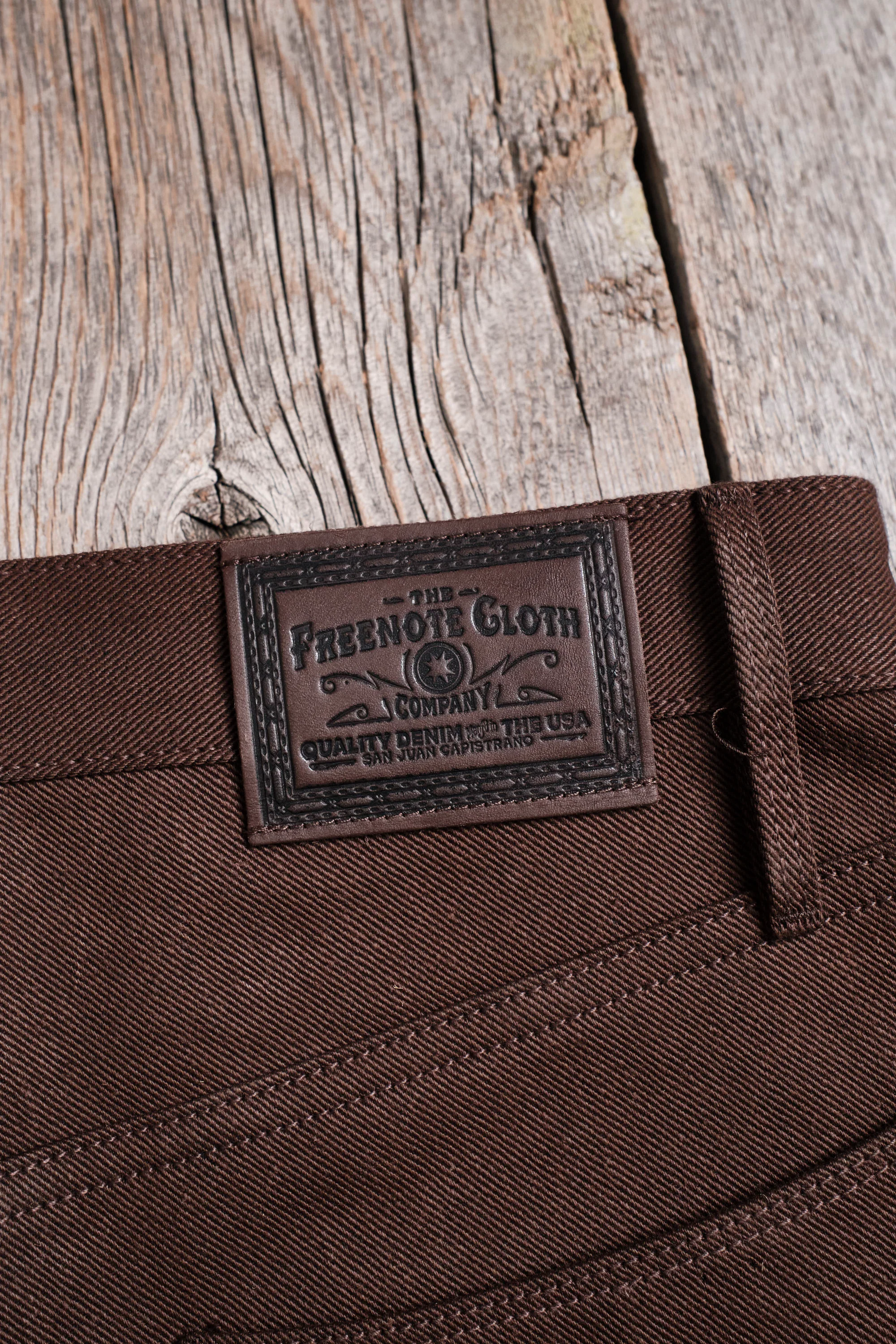 Modesto 15 Ounce Dark Brown Denim - Image 15