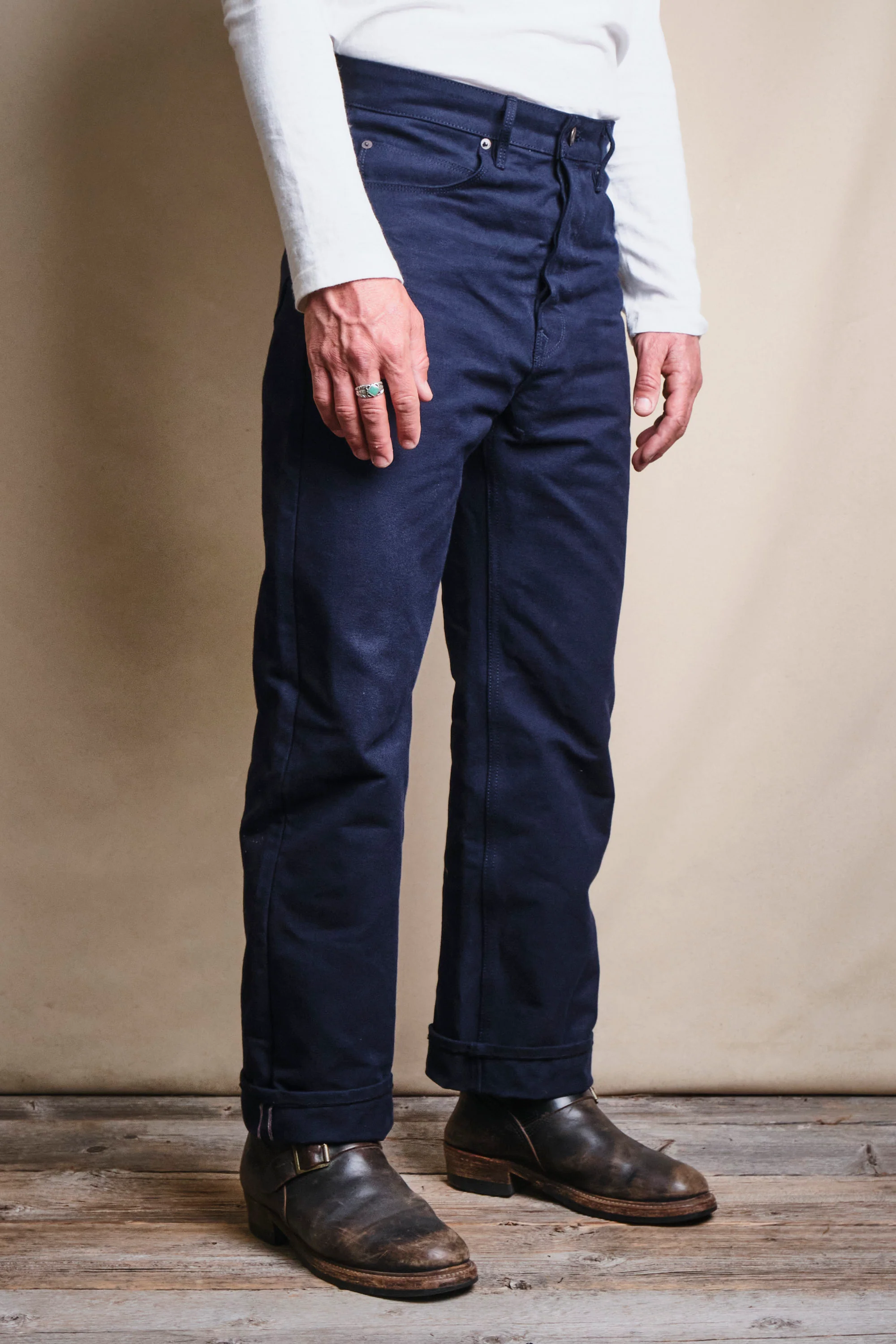 Modesto 15 Ounce Navy Canvas - Image 3
