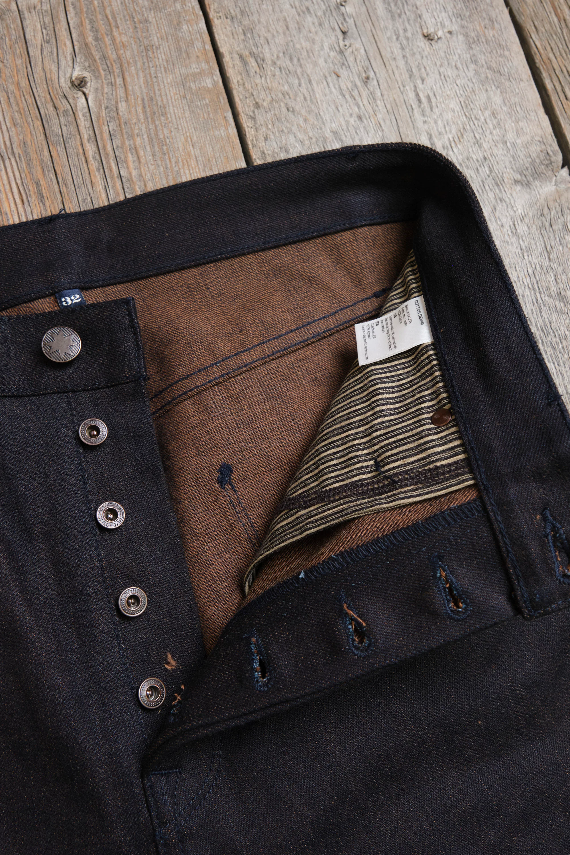 Modesto 16 ounce Indigo Brown Denim - Image 7