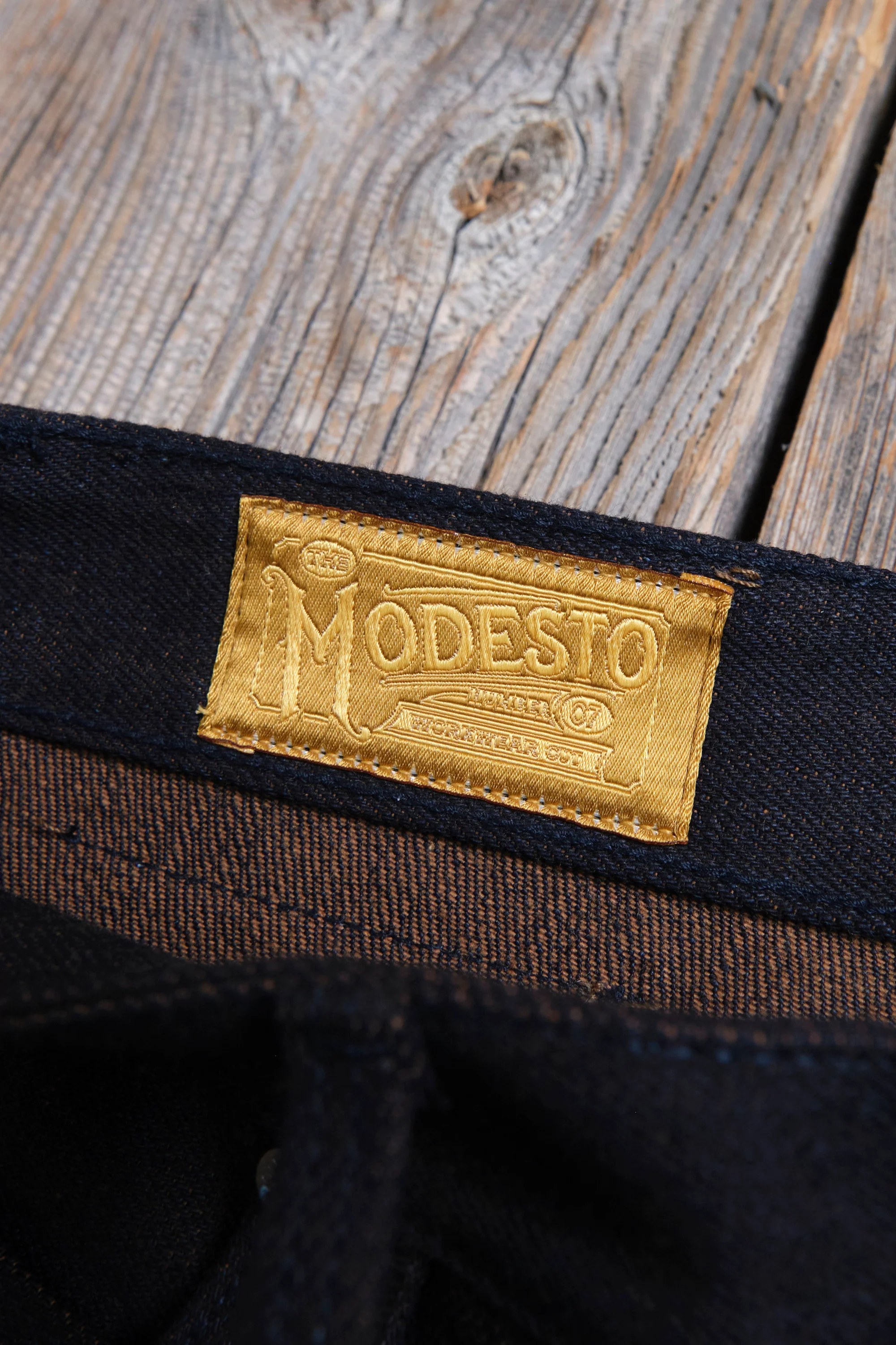 Modesto 16 ounce Indigo Brown Denim - Image 8