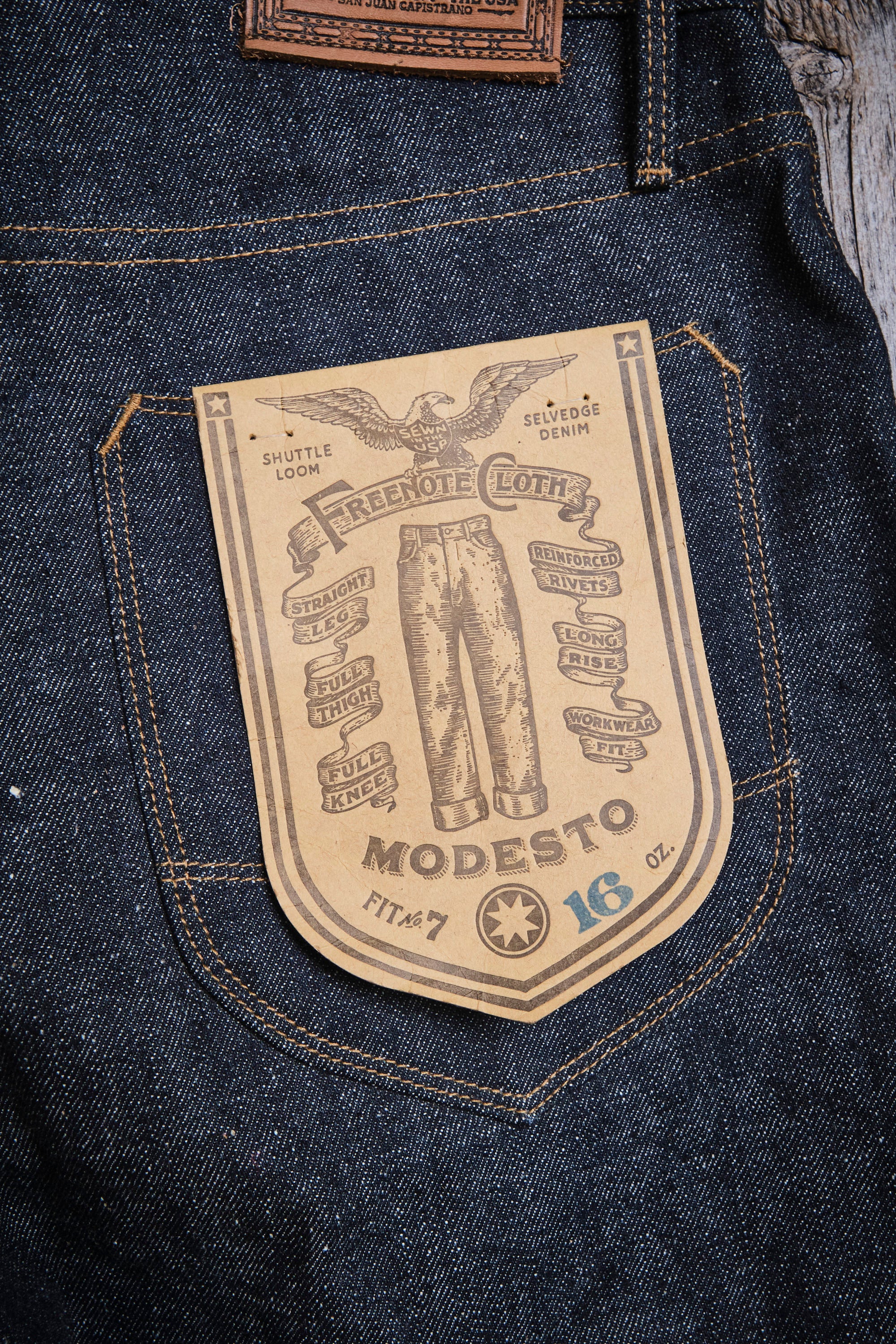 Modesto 16 Ounce Indigo Denim - Image 13