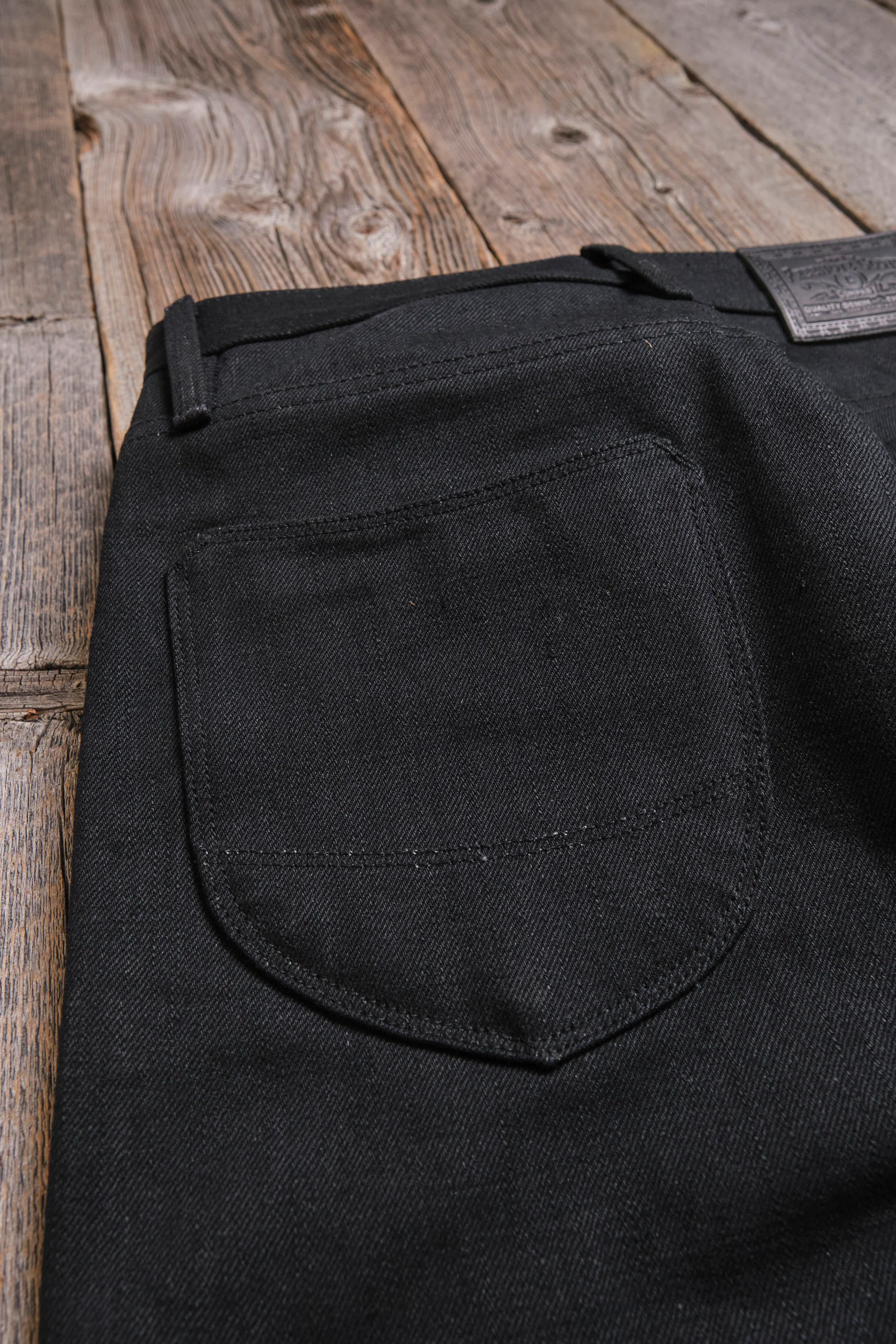 Modesto 17 Ounce Black Denim - Image 13