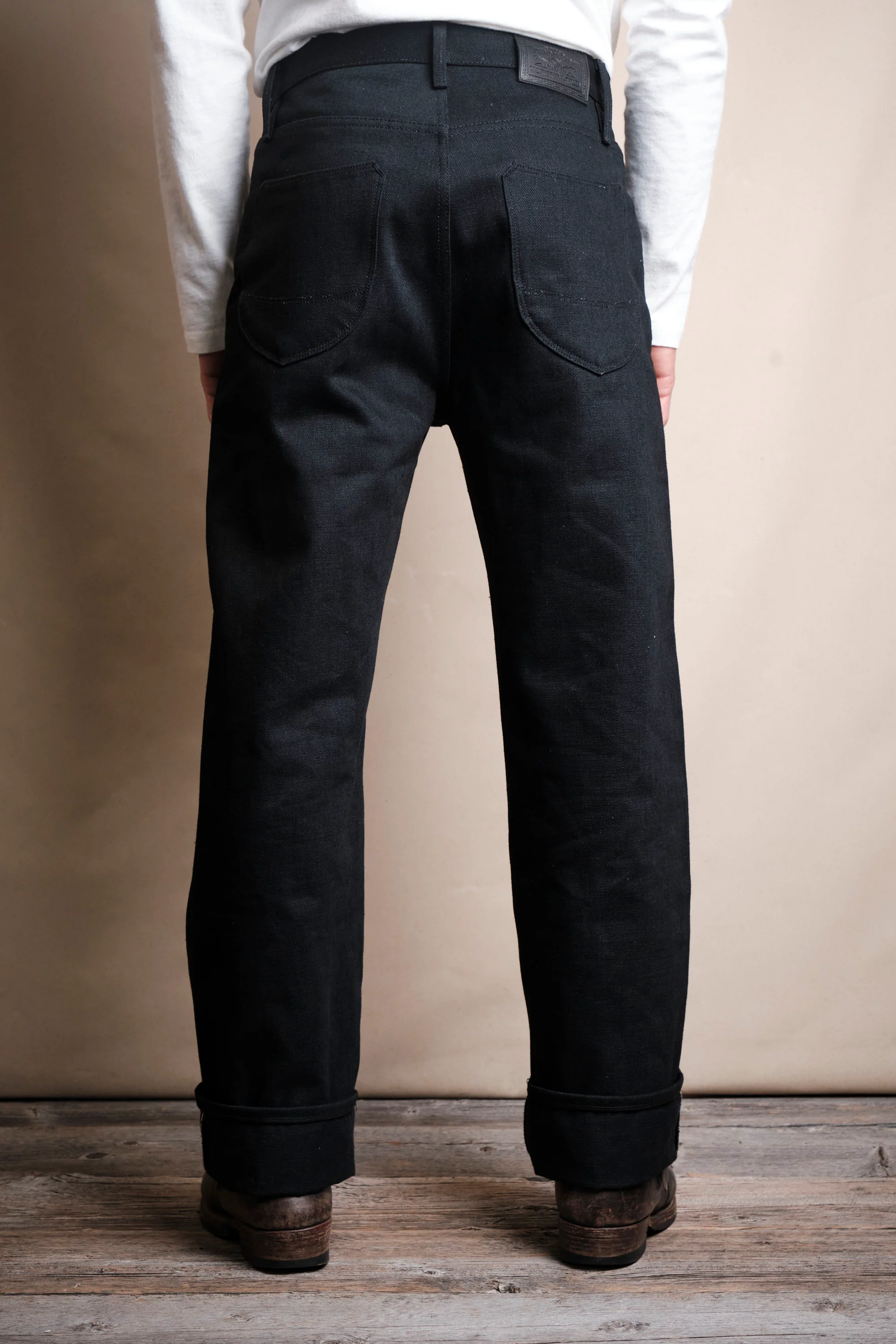 Modesto 17 Ounce Black Denim - Image 5