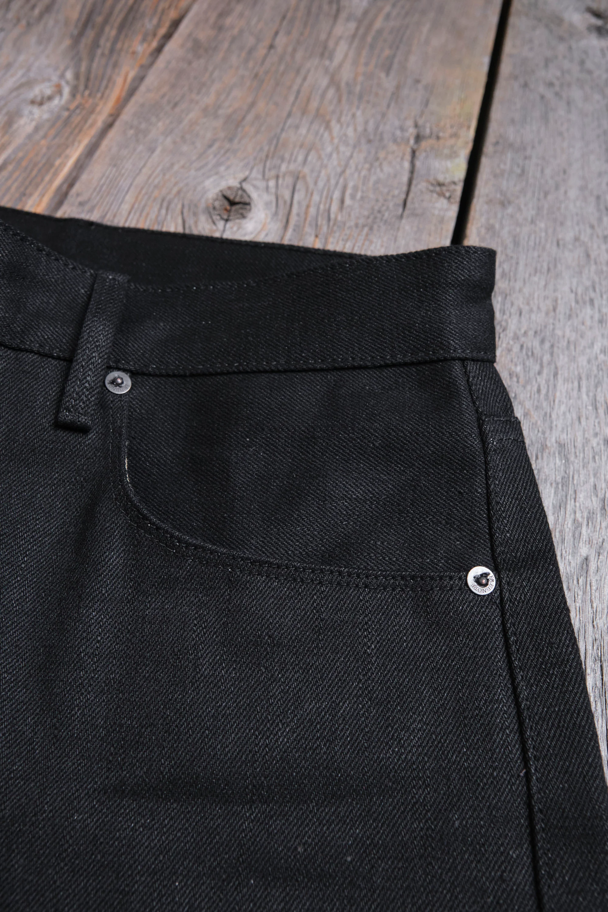 Modesto 17 Ounce Black Denim - Image 9
