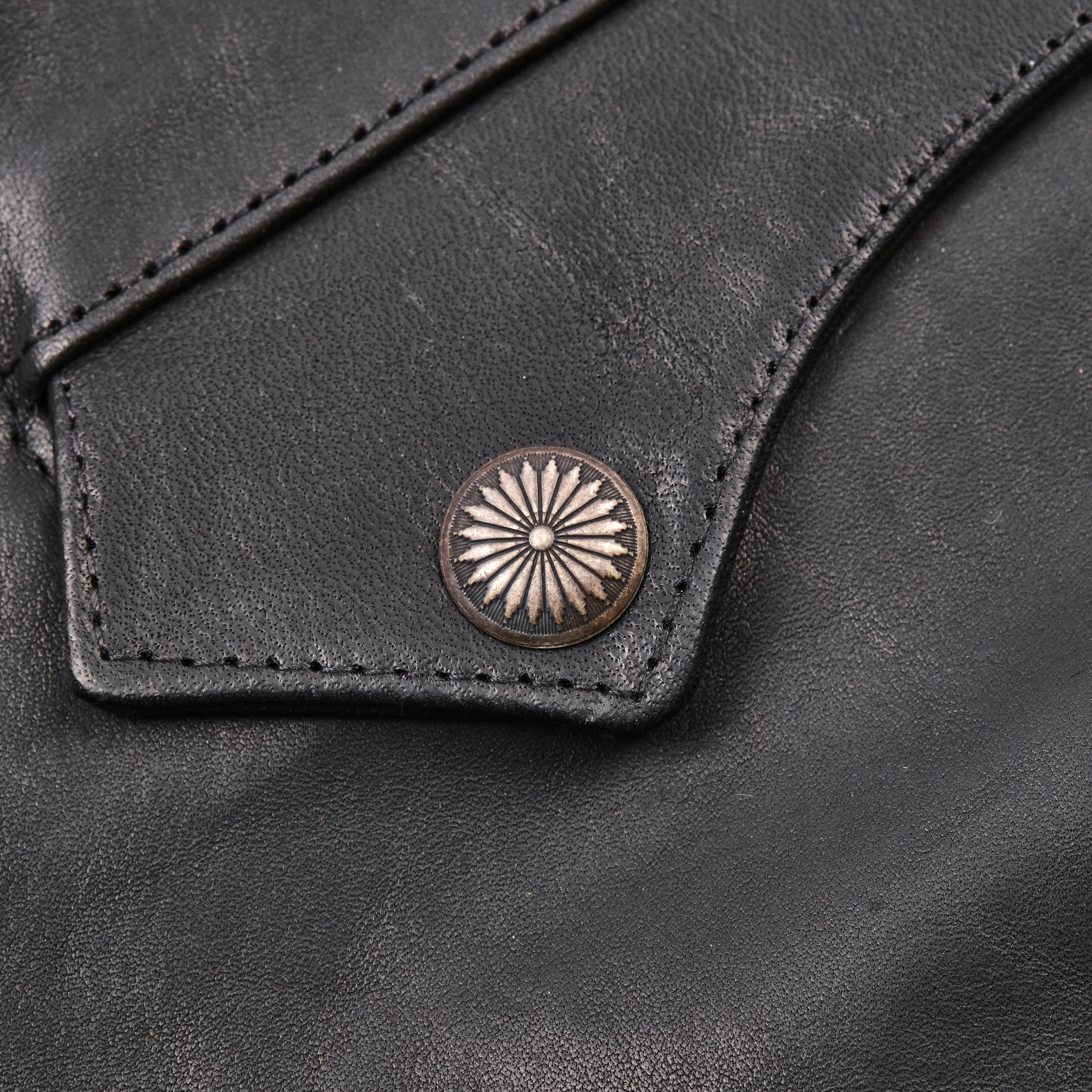 Mooch Moto Jacket Black Bull Leather - Image 10