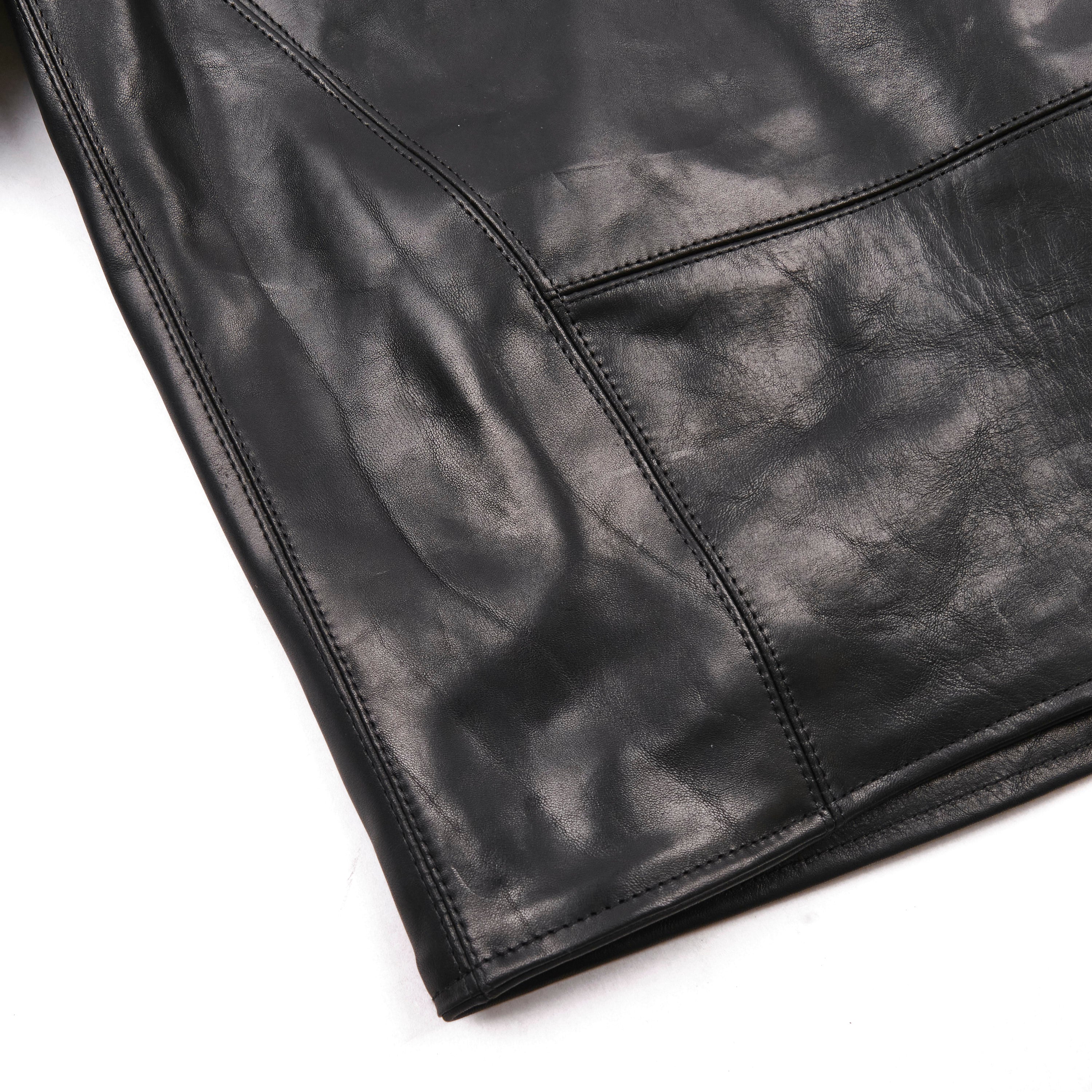 Mooch Moto Jacket Black Bull Leather - Image 14