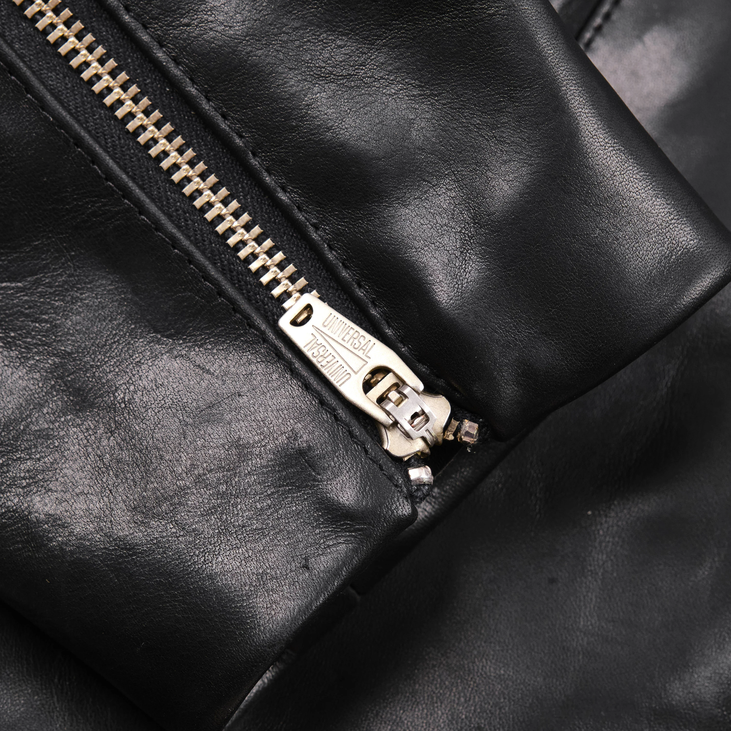 Mooch Moto Jacket Black Bull Leather - Image 15