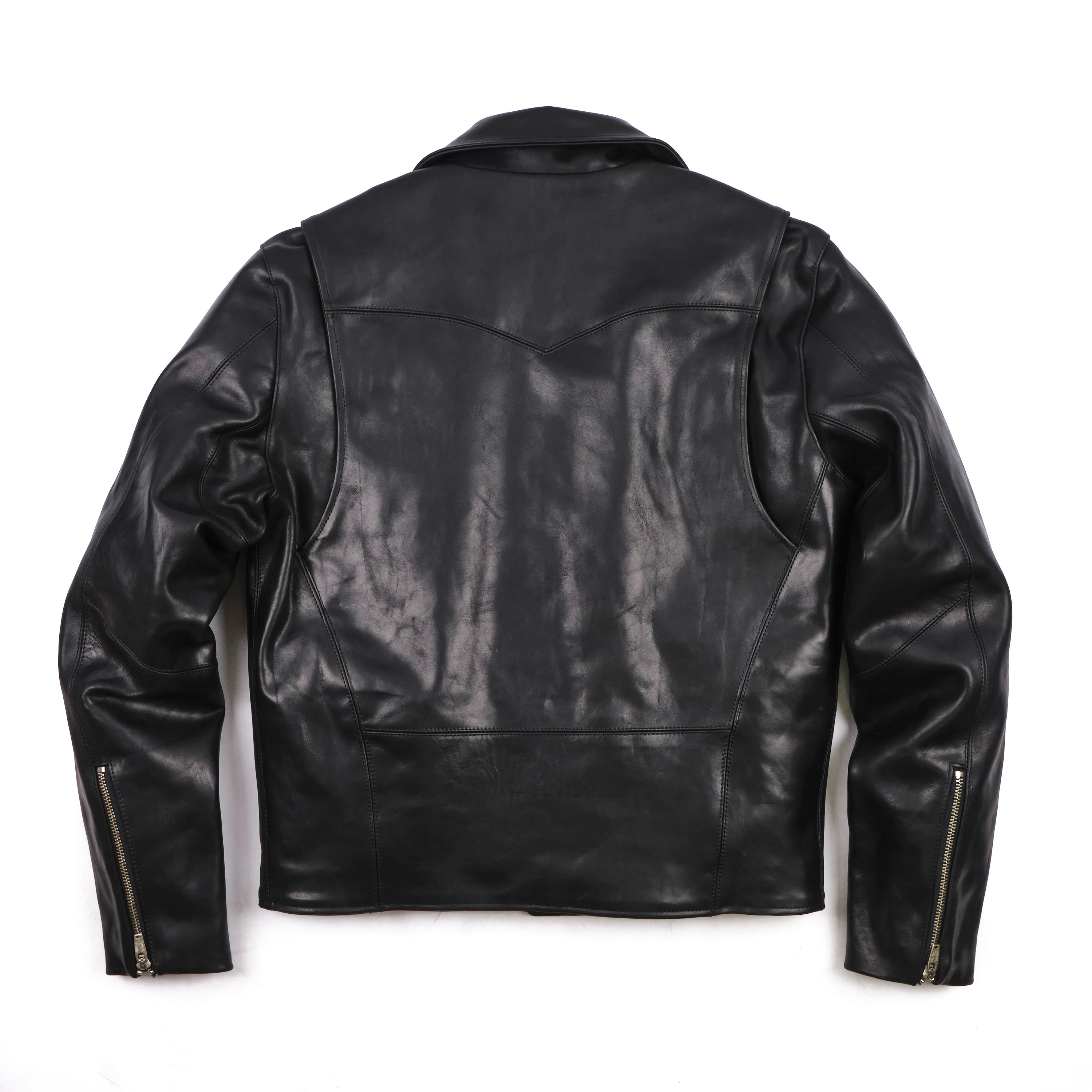 Mooch Moto Jacket Black Bull Leather - Image 16