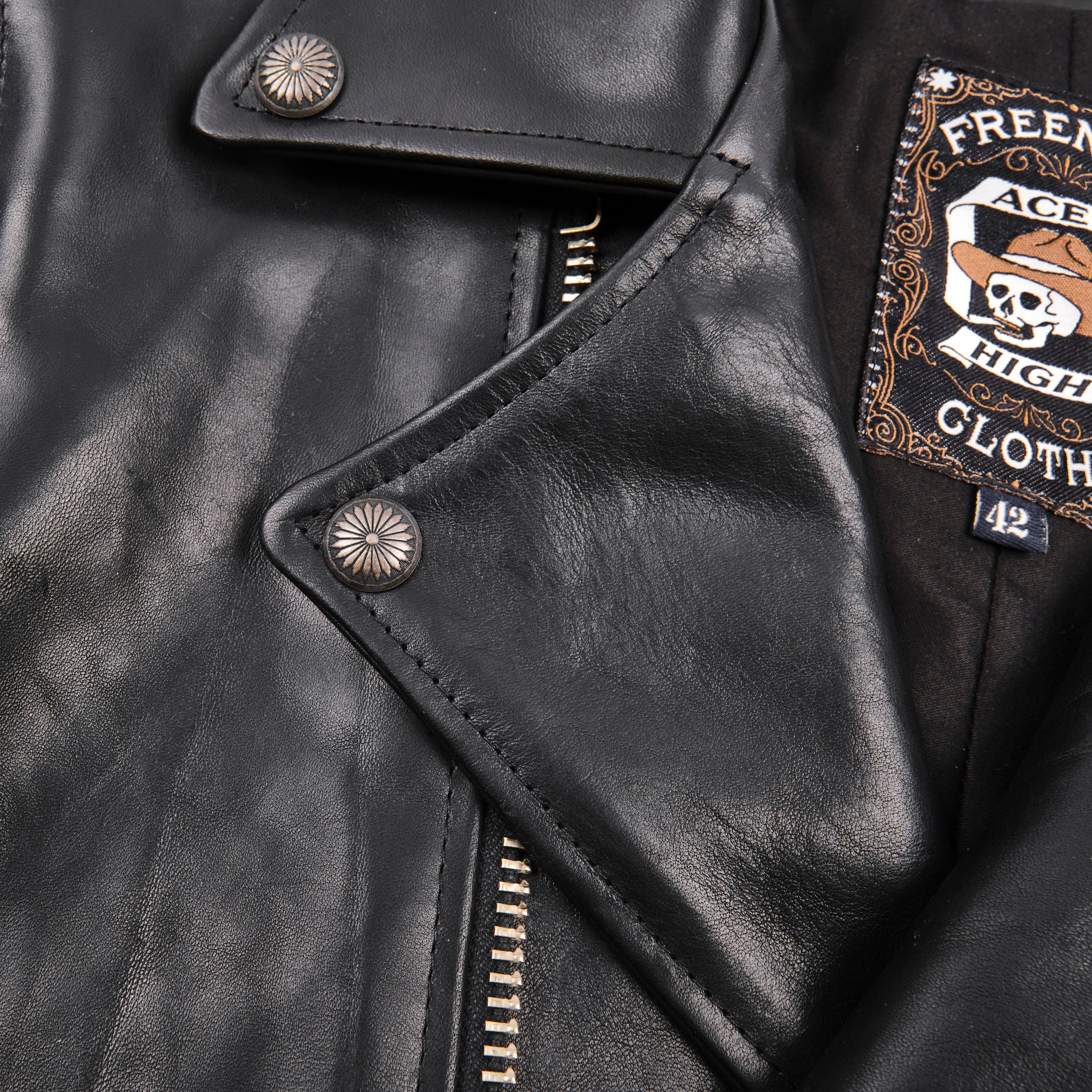 Mooch Moto Jacket Black Bull Leather - Image 6