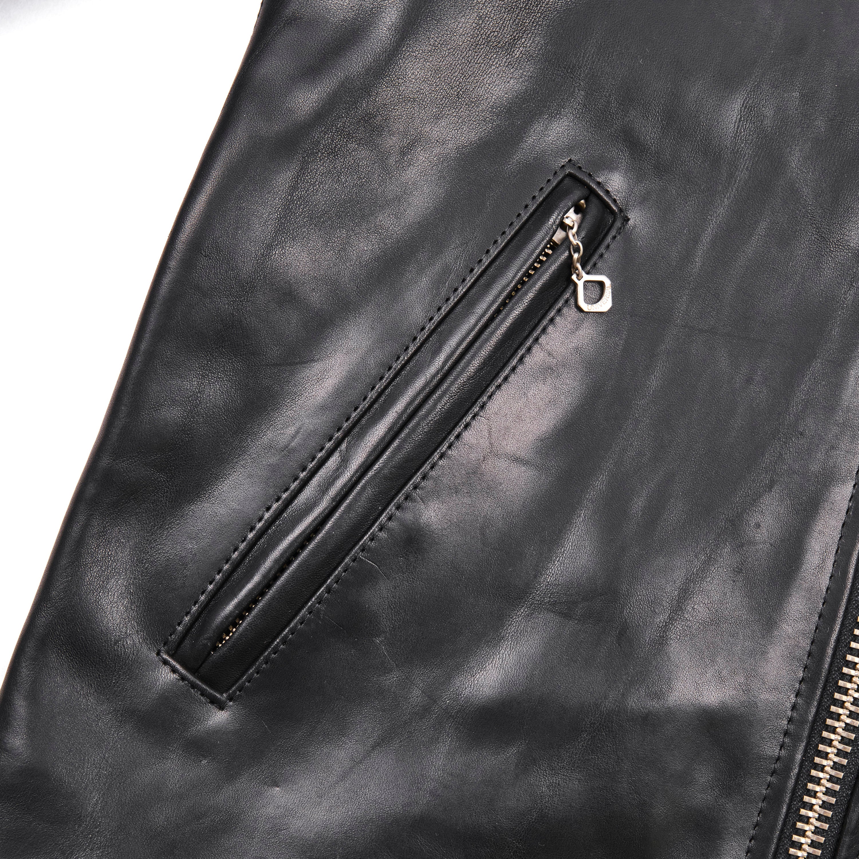 Mooch Moto Jacket Black Bull Leather - Image 8
